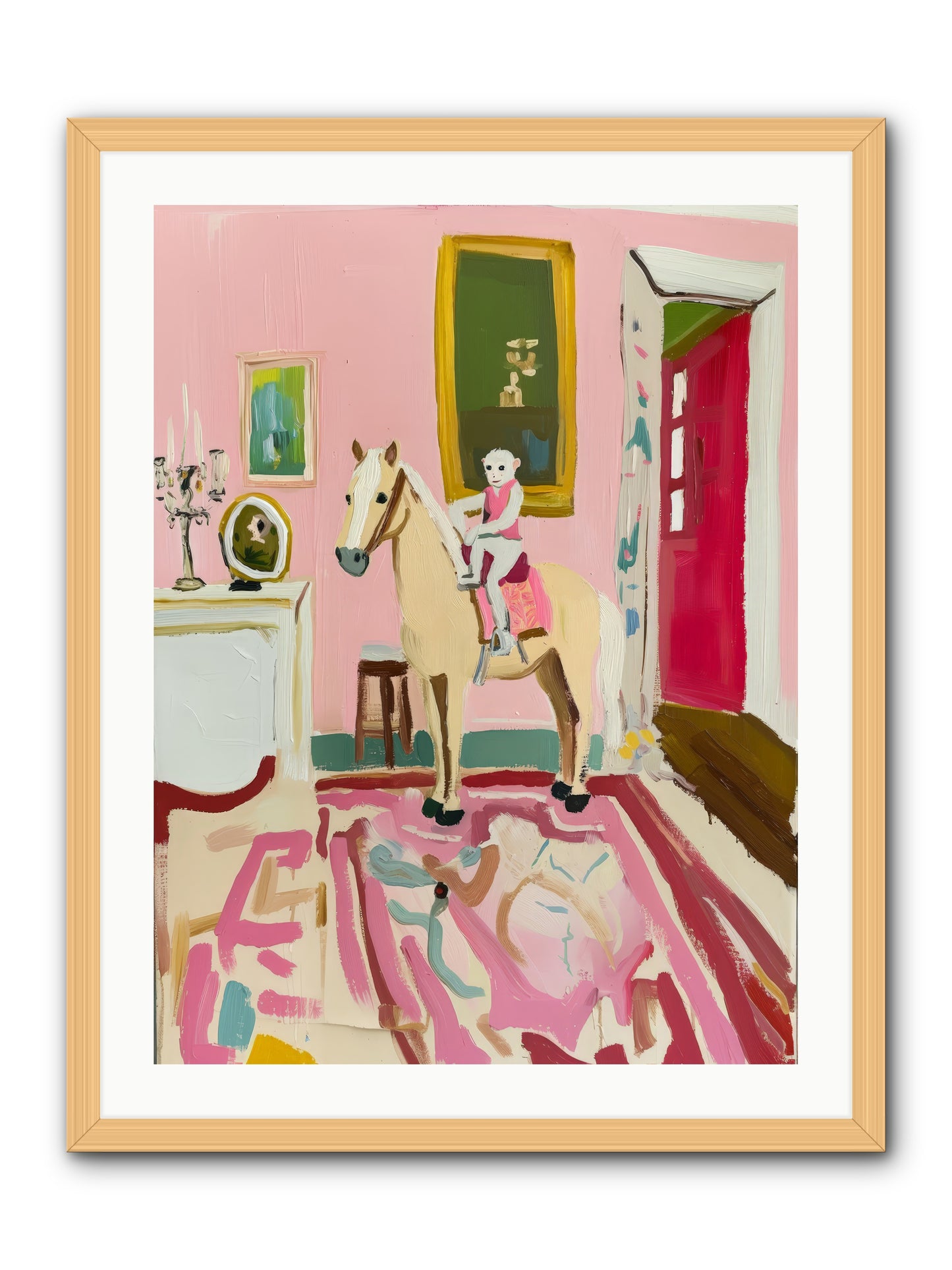 Camelot -- Framed Print - Natural 24x32