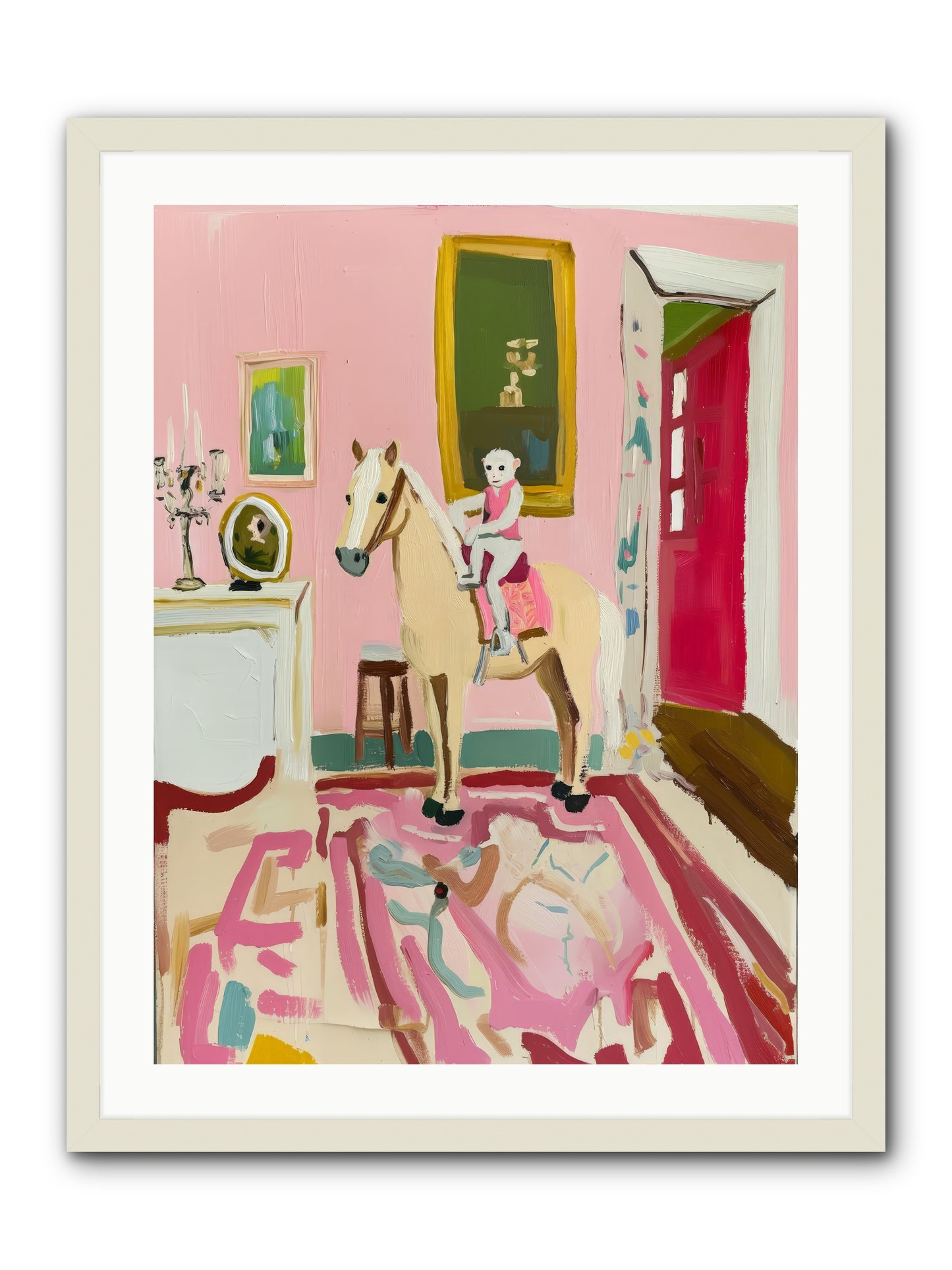 Camelot -- Framed Print - White 24x32