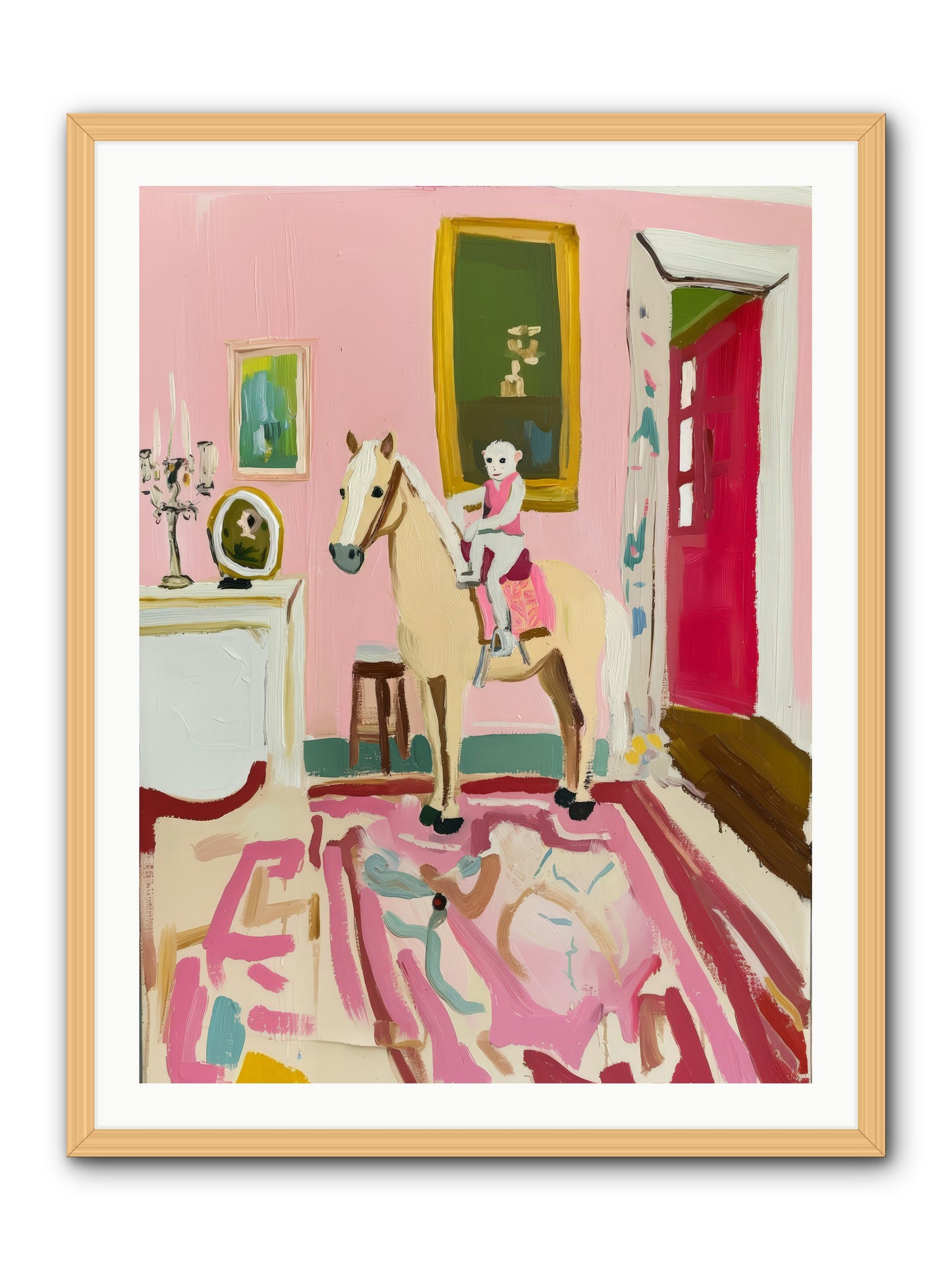 Camelot -- Framed Print - Natural 30x40