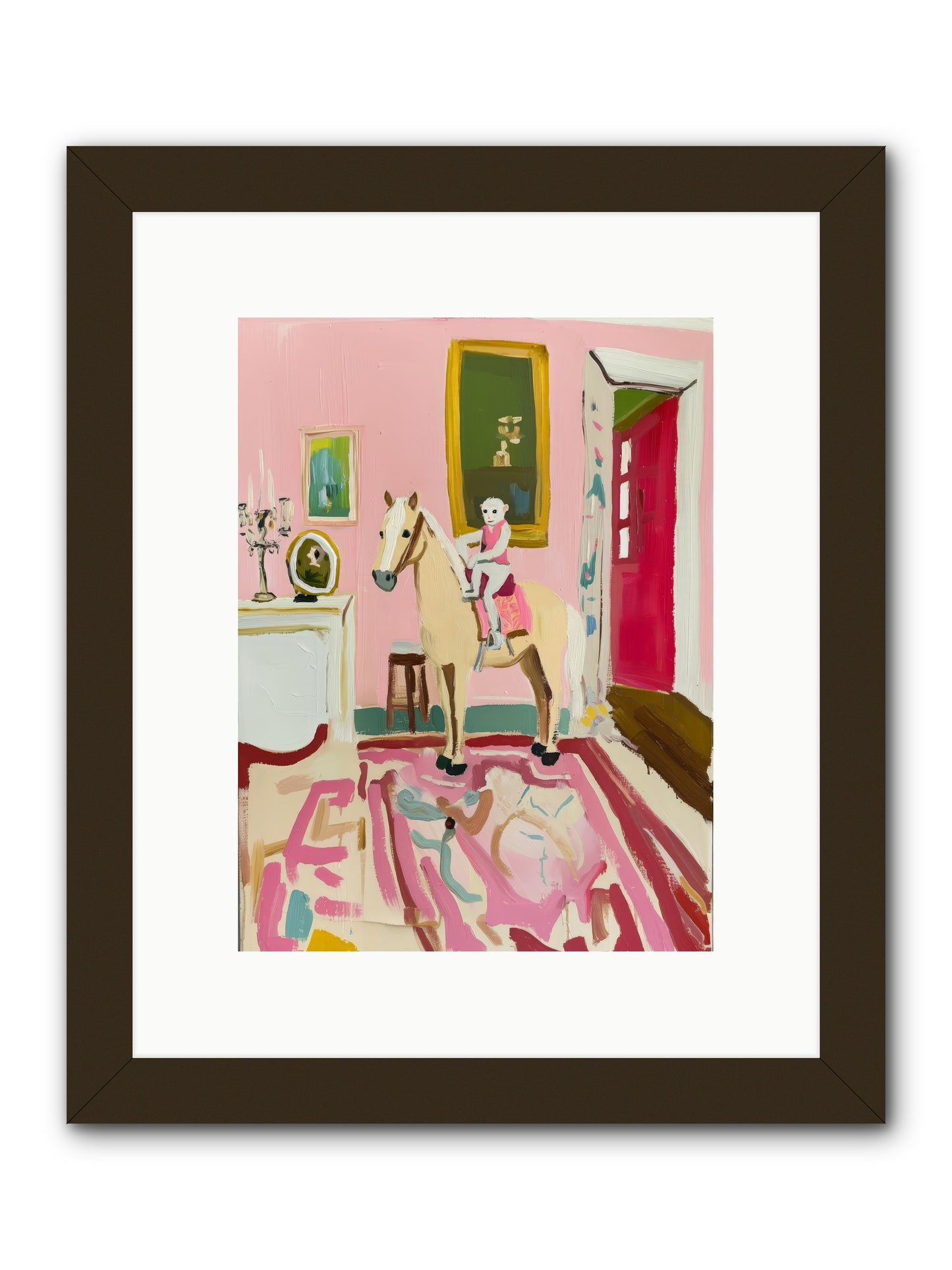 Camelot -- Framed Print - Black 9x12