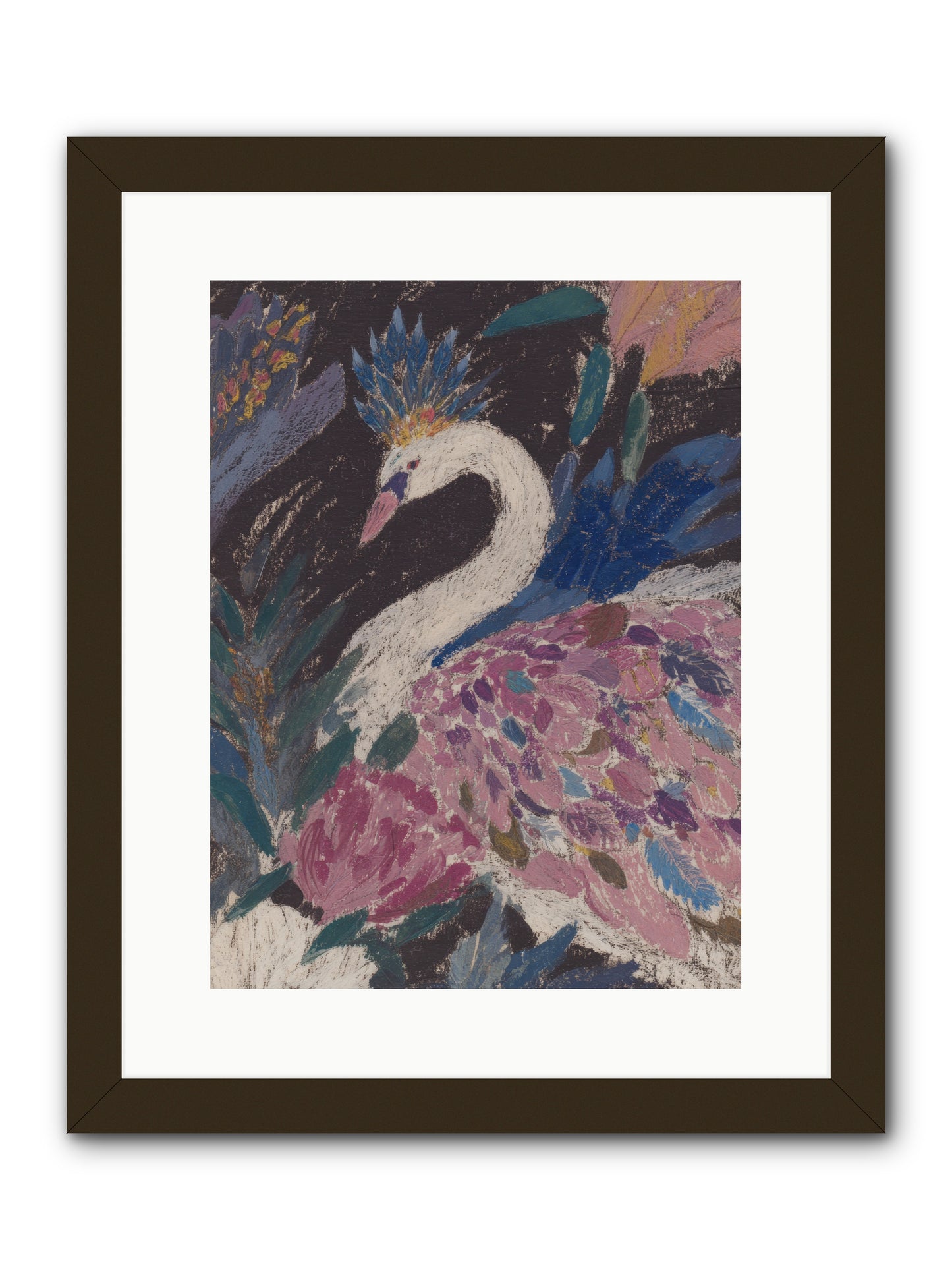 Candles at Midday -- Framed Print - Black 12x16