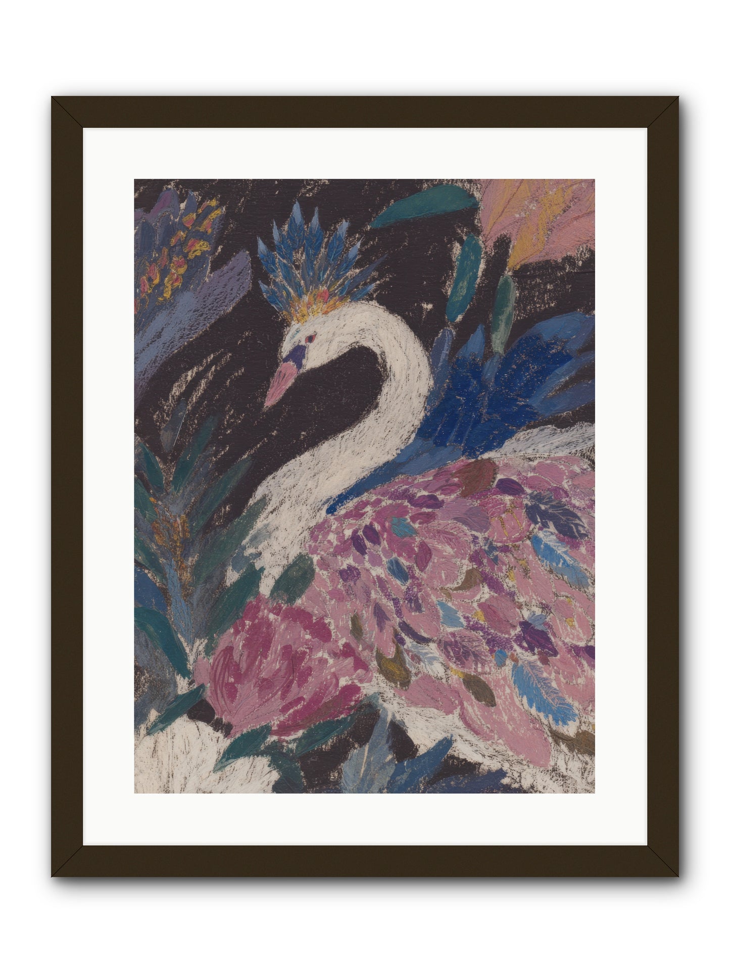 Candles at Midday -- Framed Print - Black 18x24