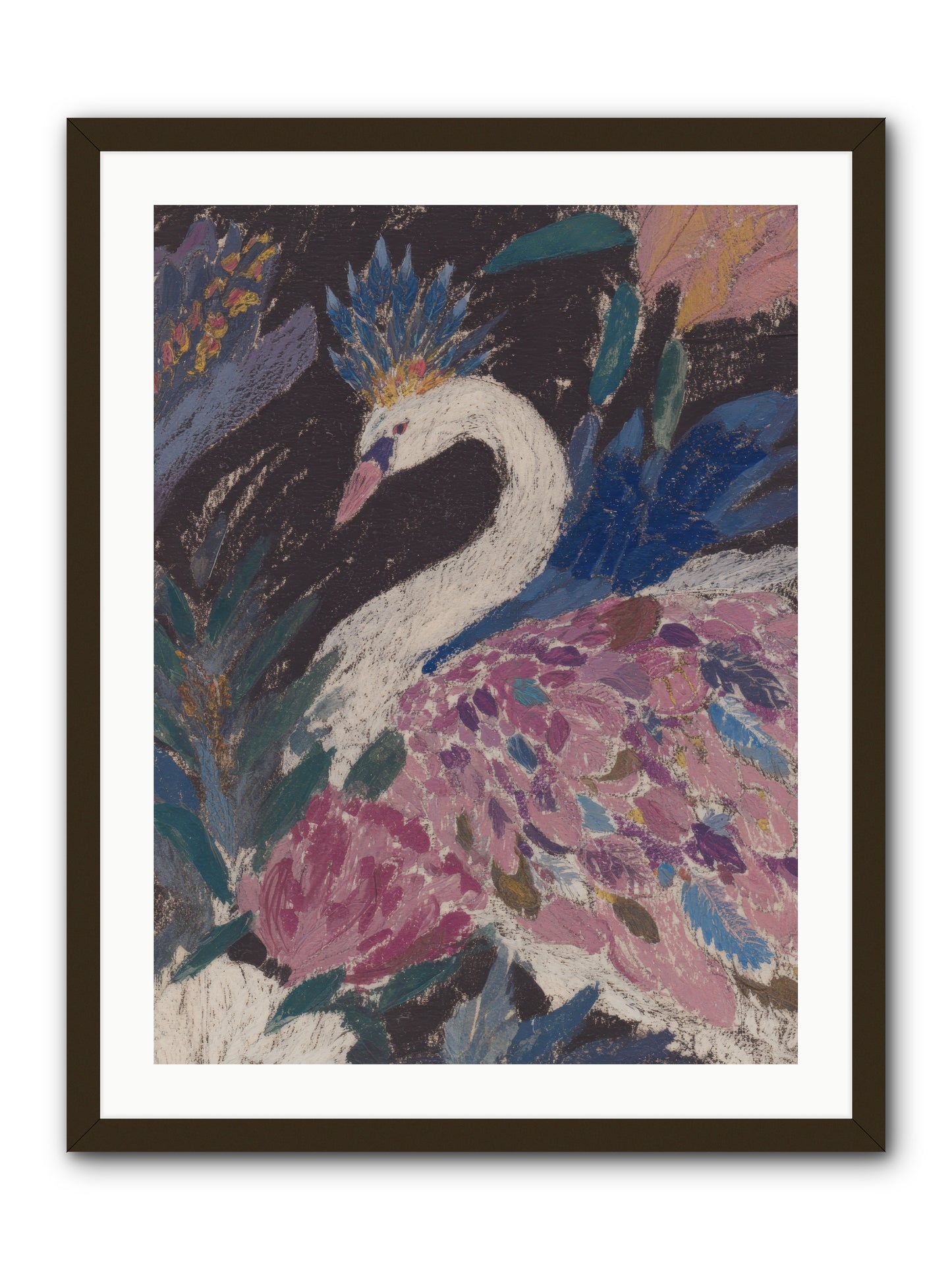 Candles at Midday -- Framed Print - Black 24x32