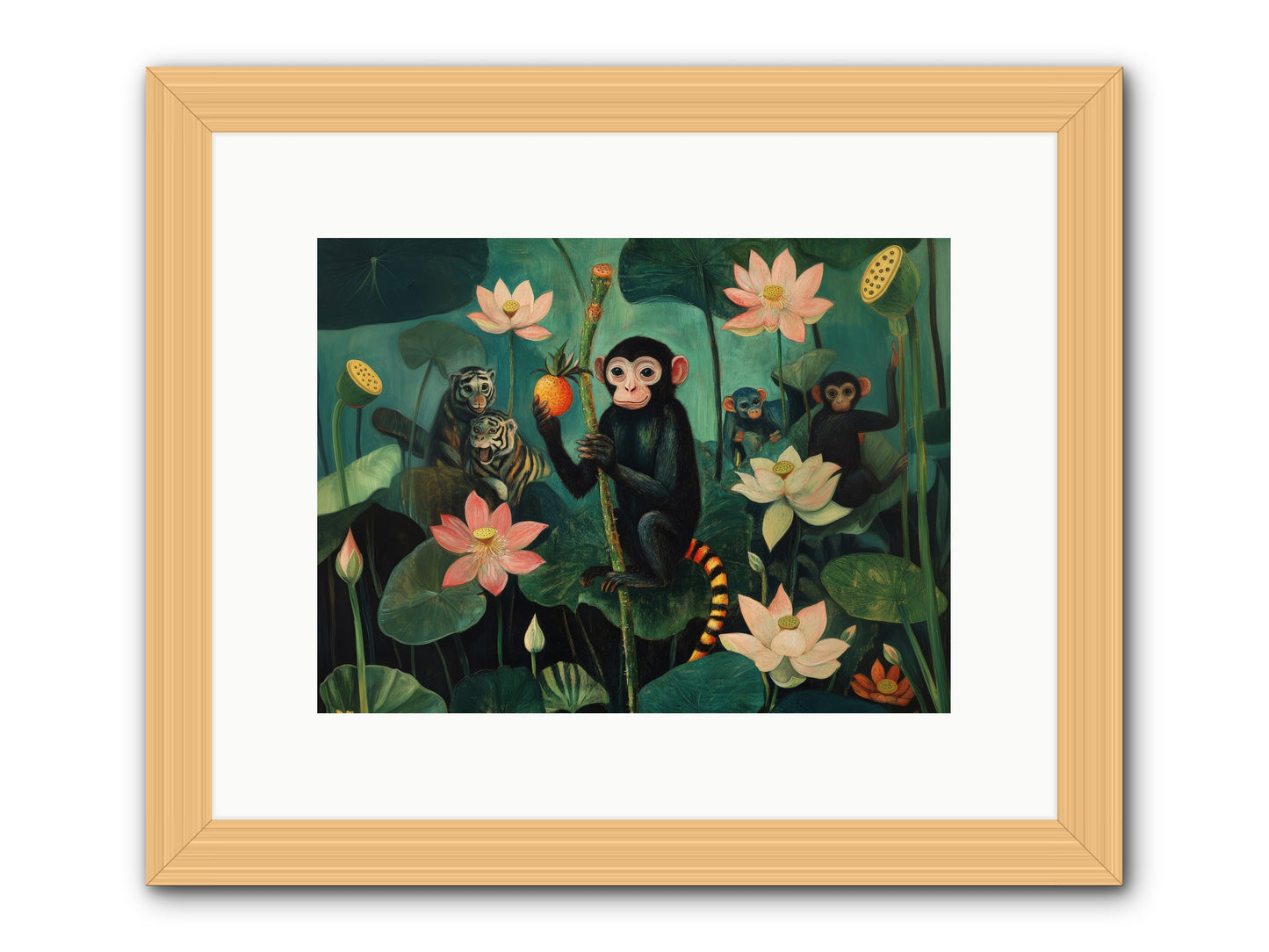 Canopy Dreams -- Framed Print - Natural 12x9