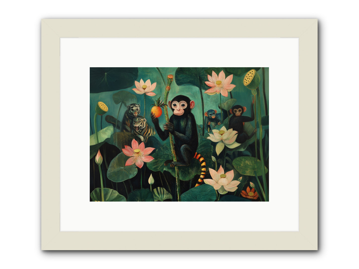 Canopy Dreams -- Framed Print - White 12x9