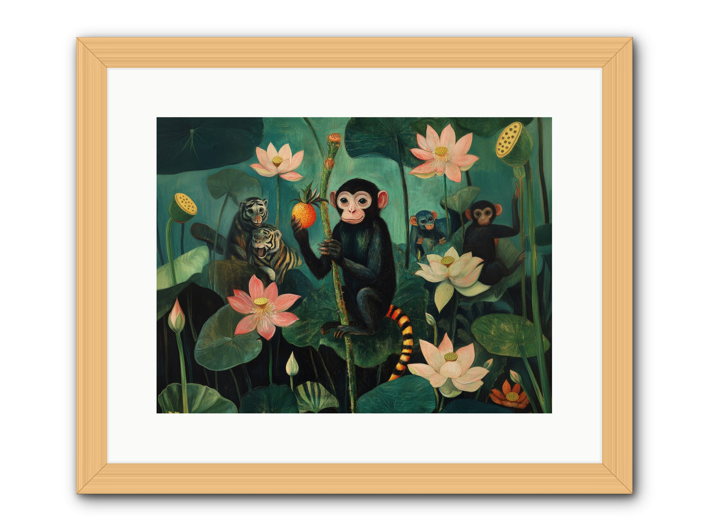 Canopy Dreams -- Framed Print - Natural 16x12