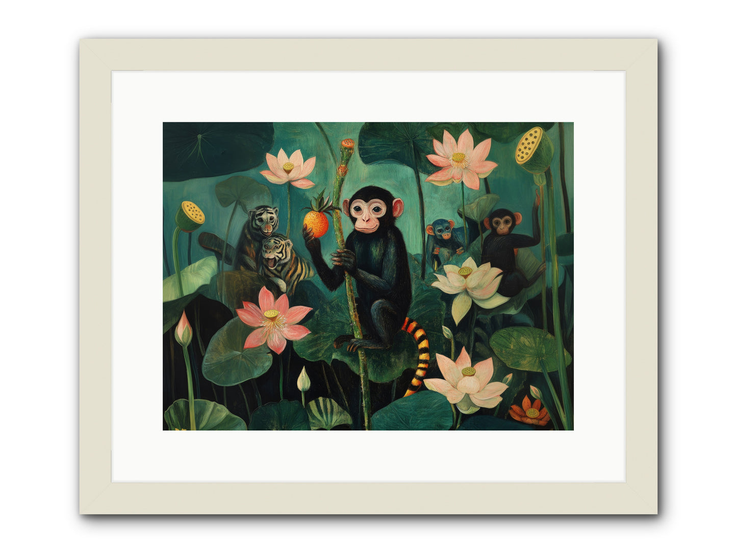 Canopy Dreams -- Framed Print - White 16x12