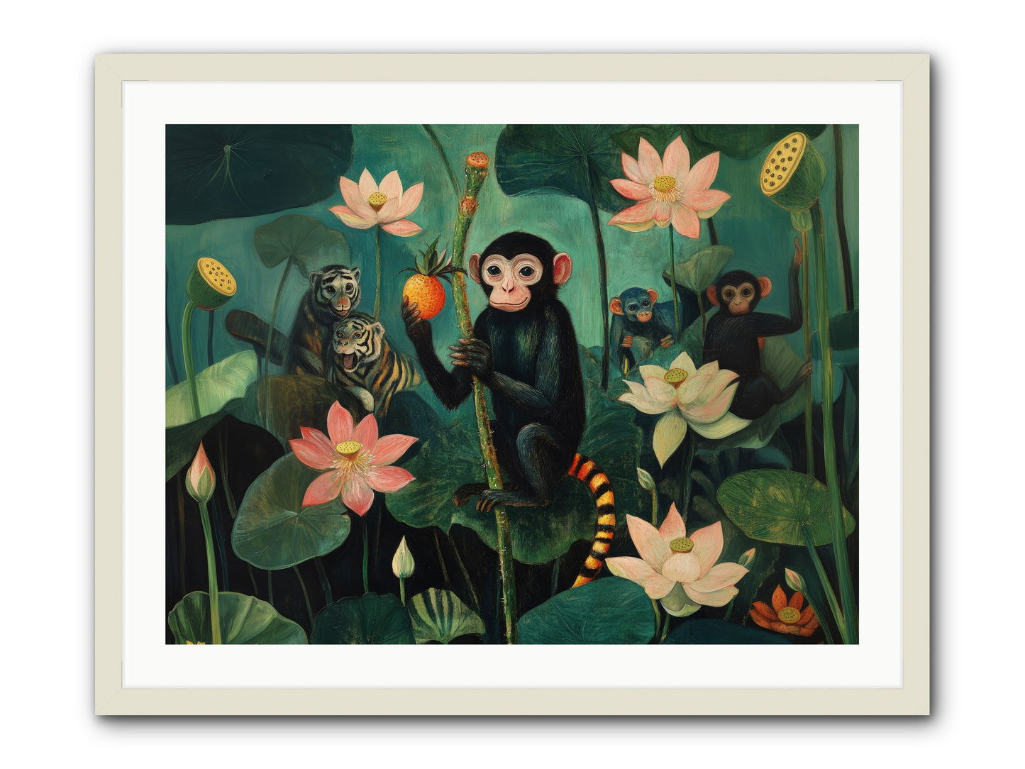 Canopy Dreams -- Framed Print - White 32x24