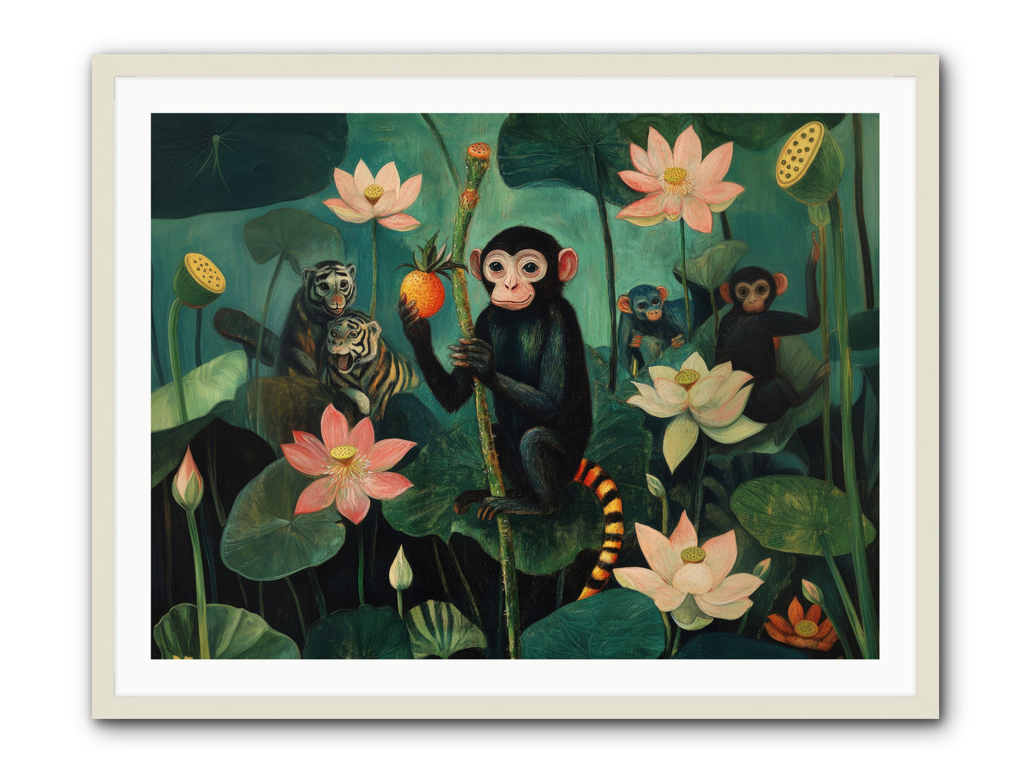 Canopy Dreams -- Framed Print - White 40x30