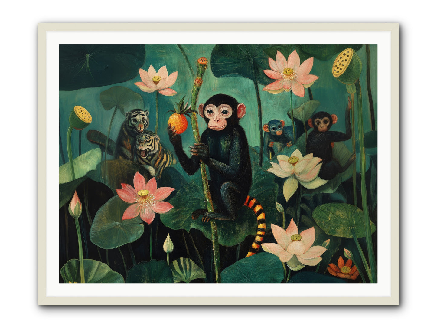 Canopy Dreams -- Framed Print - White 48x36