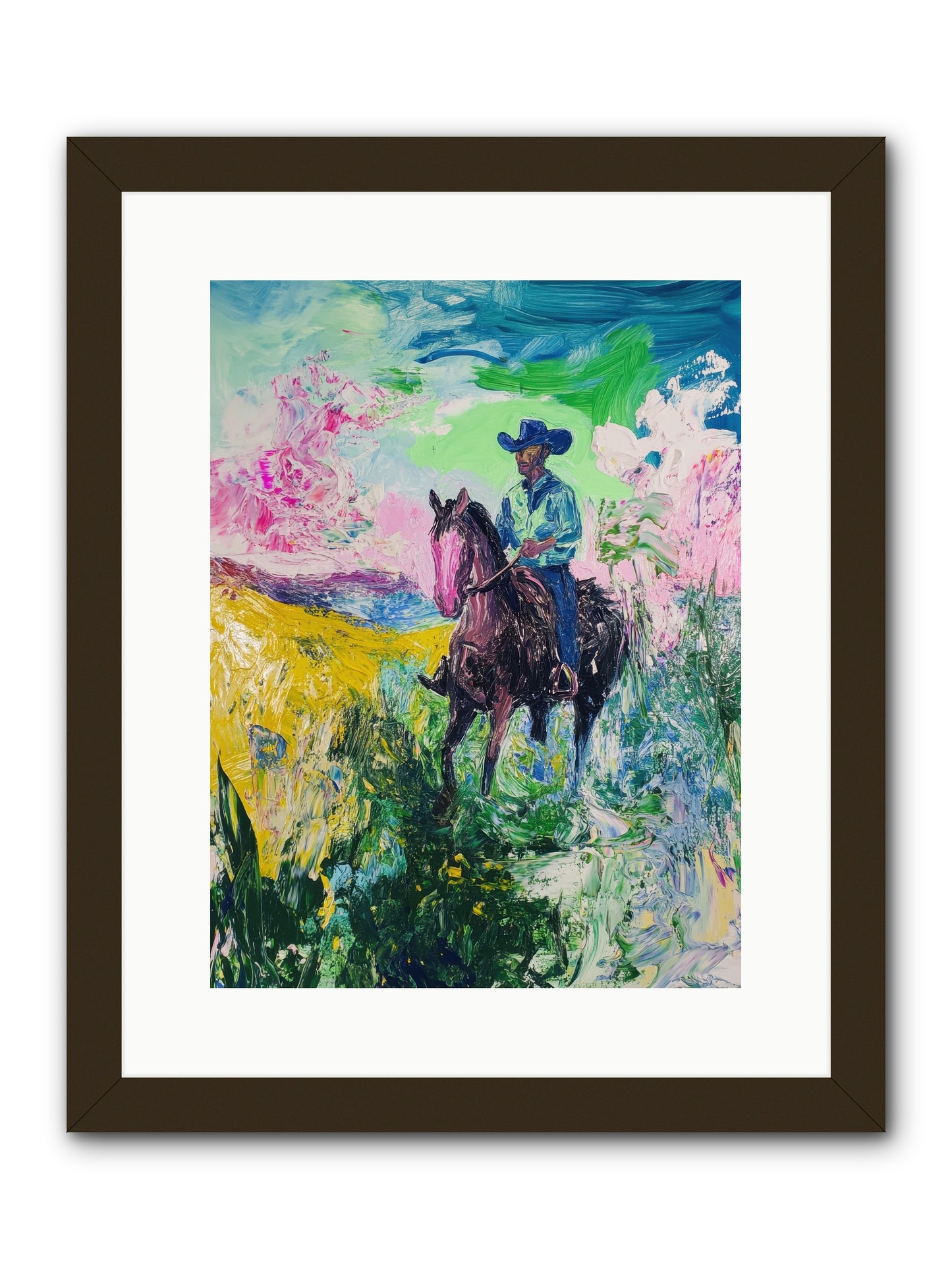 Canteen Memories -- Framed Print - Black 12x16