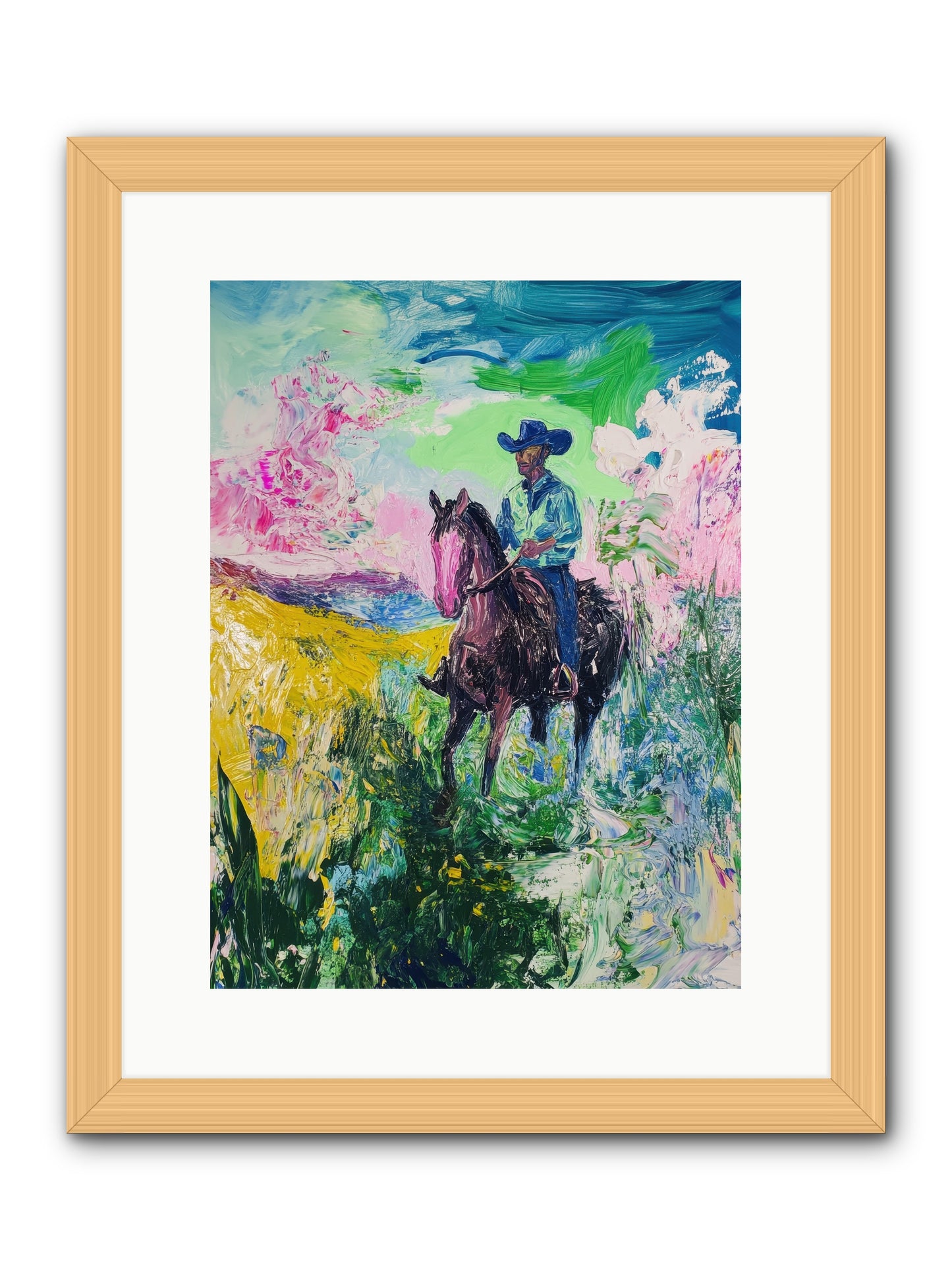Canteen Memories -- Framed Print - Natural 12x16