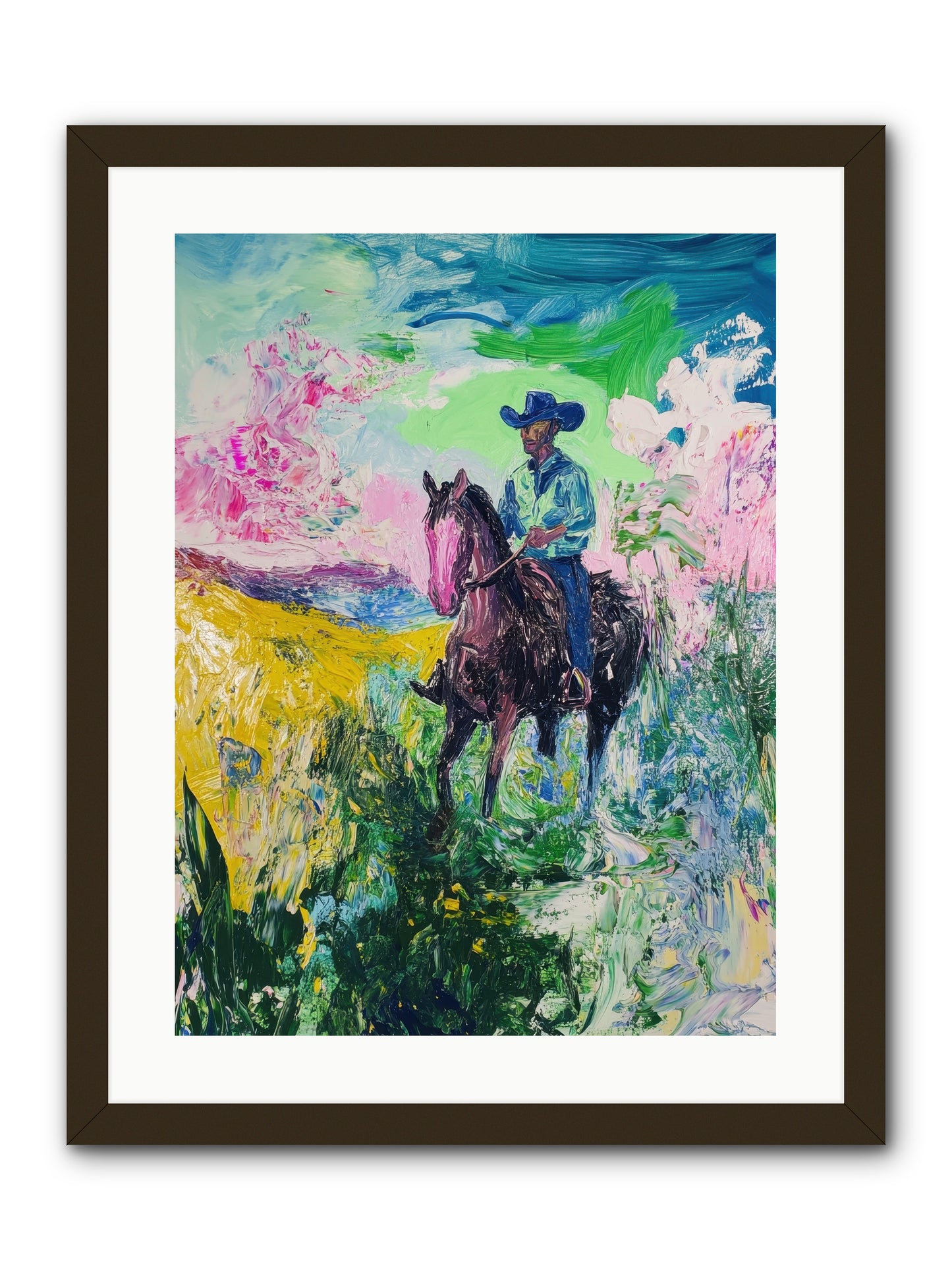 Canteen Memories -- Framed Print - Black 18x24