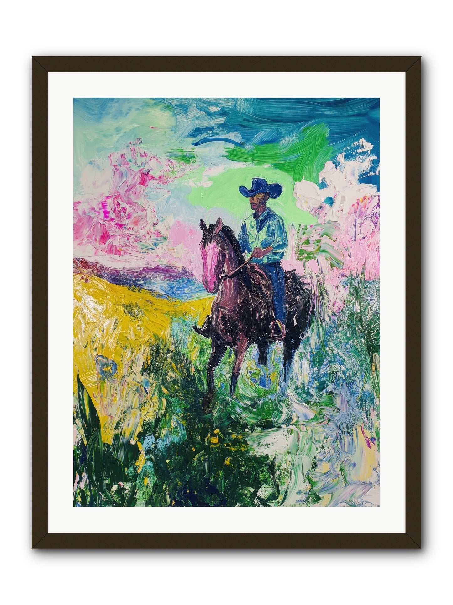 Canteen Memories -- Framed Print - Black 24x32