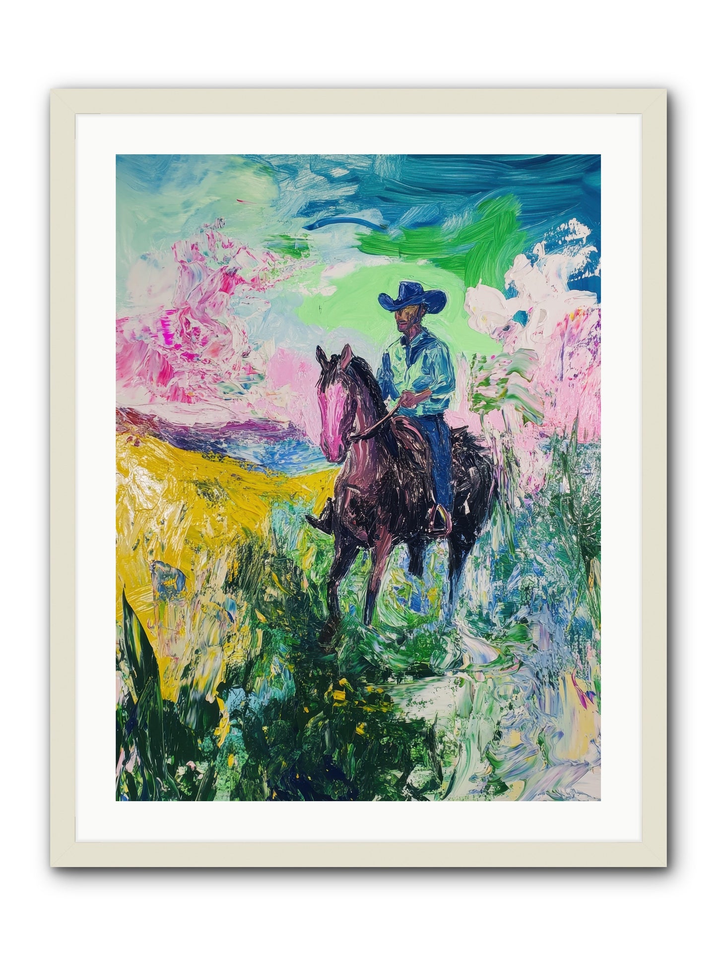 Canteen Memories -- Framed Print - White 24x32