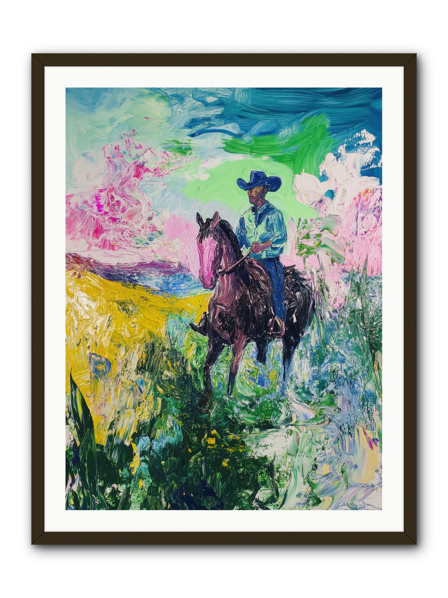 Canteen Memories -- Framed Print - Black 30x40