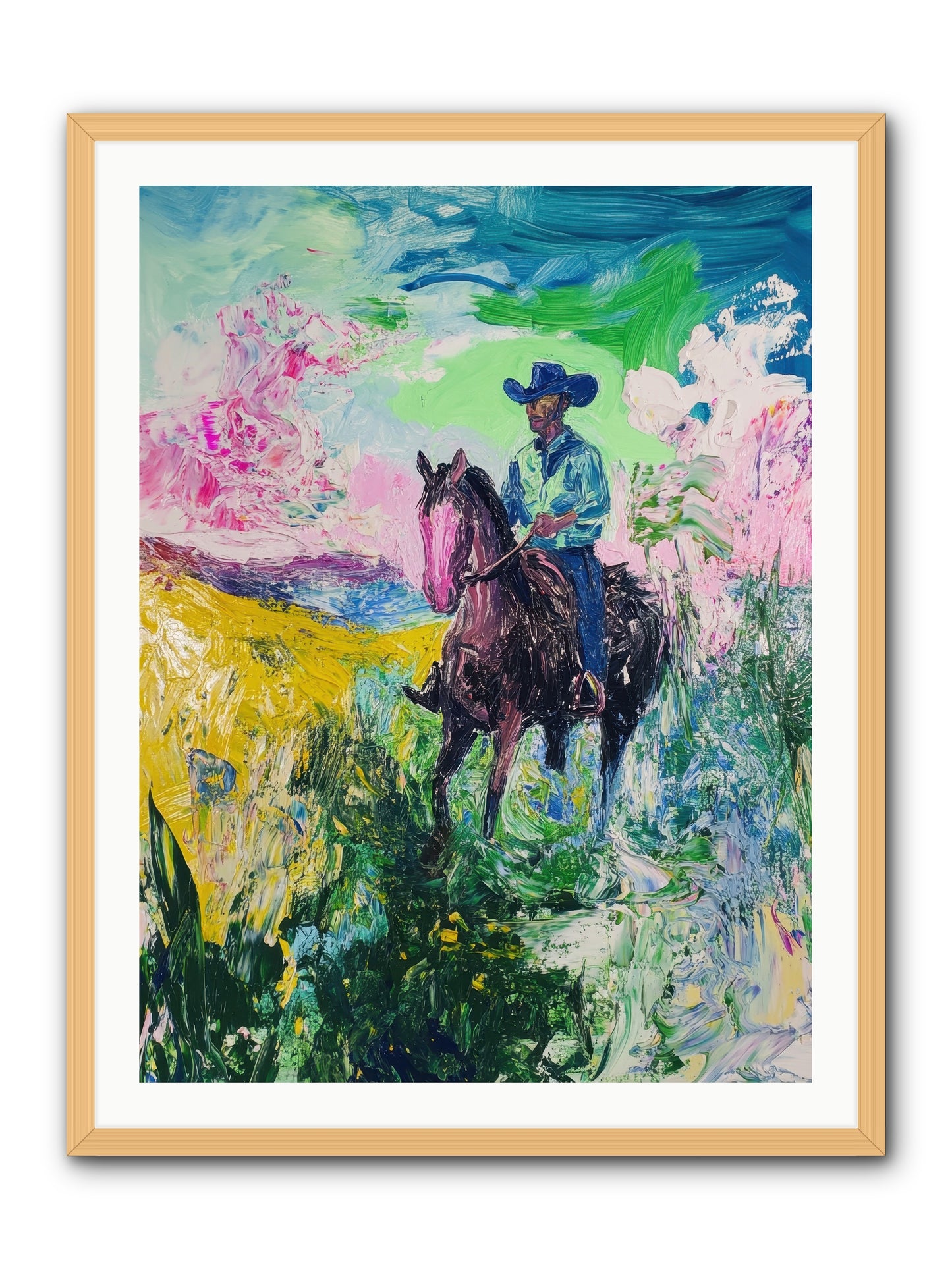 Canteen Memories -- Framed Print - Natural 30x40
