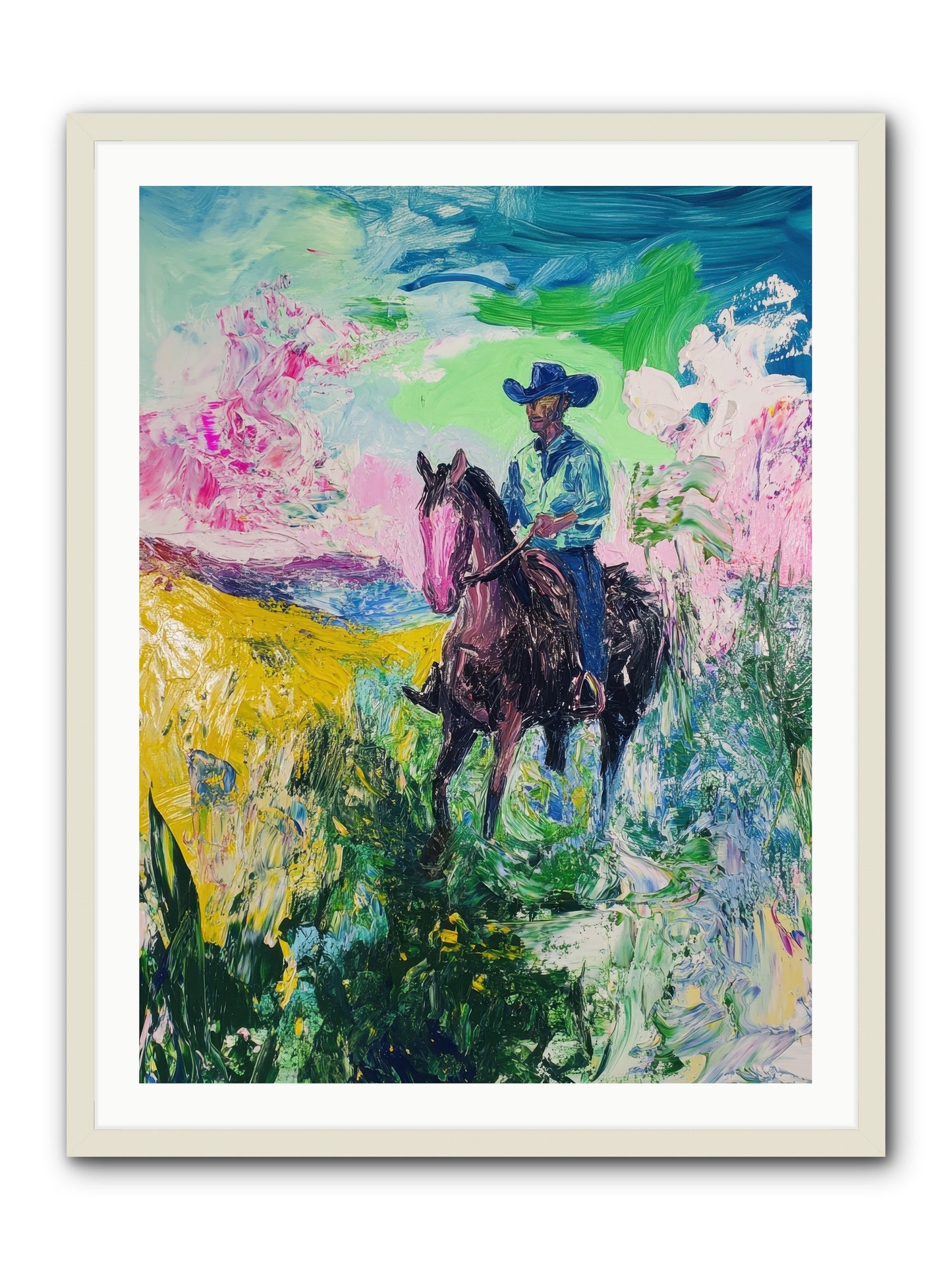 Canteen Memories -- Framed Print - White 30x40