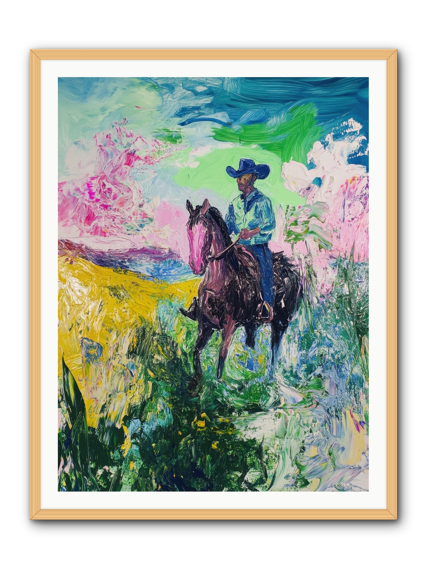 Canteen Memories -- Framed Print - Natural 36x48
