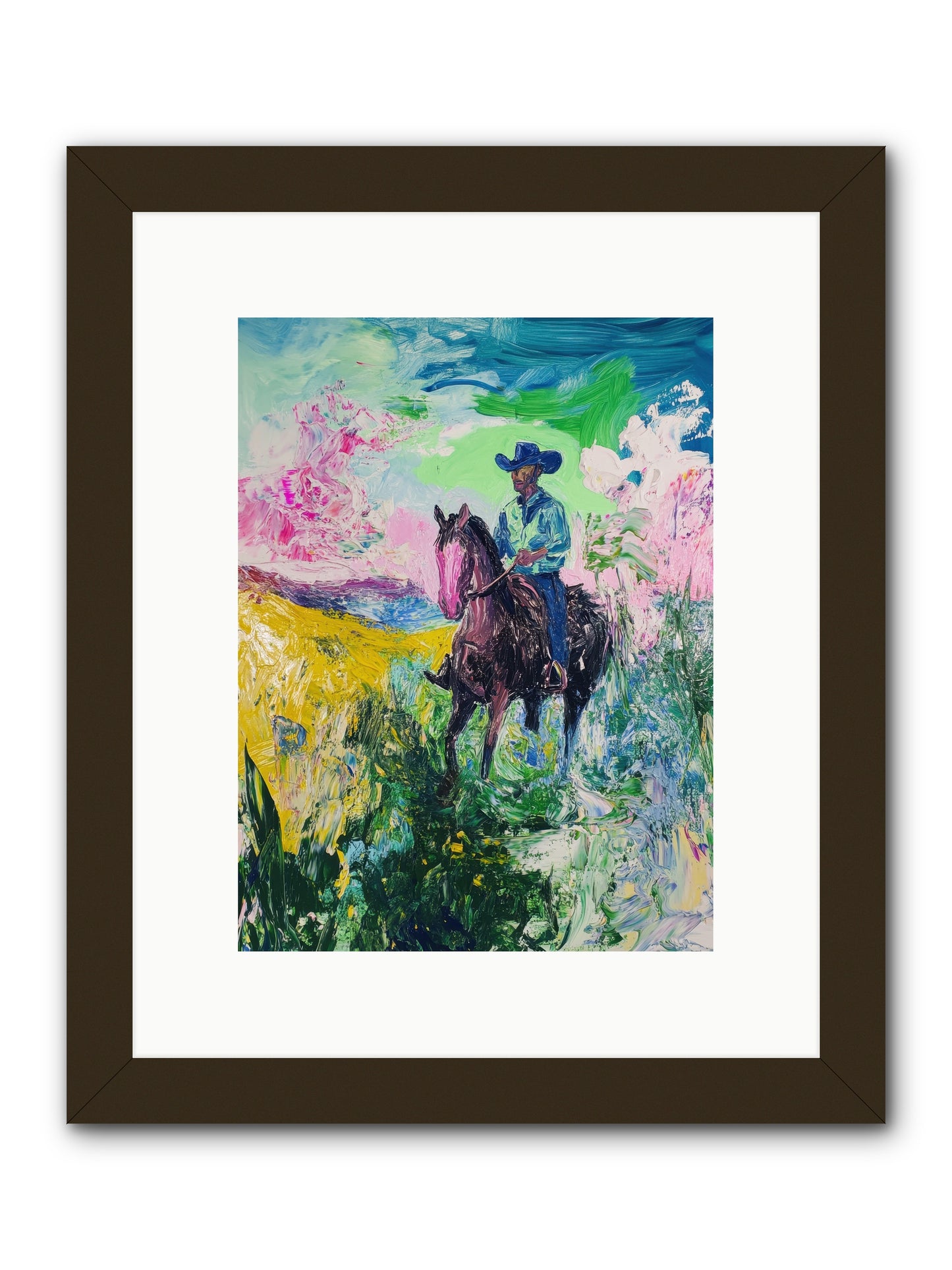 Canteen Memories -- Framed Print - Black 9x12