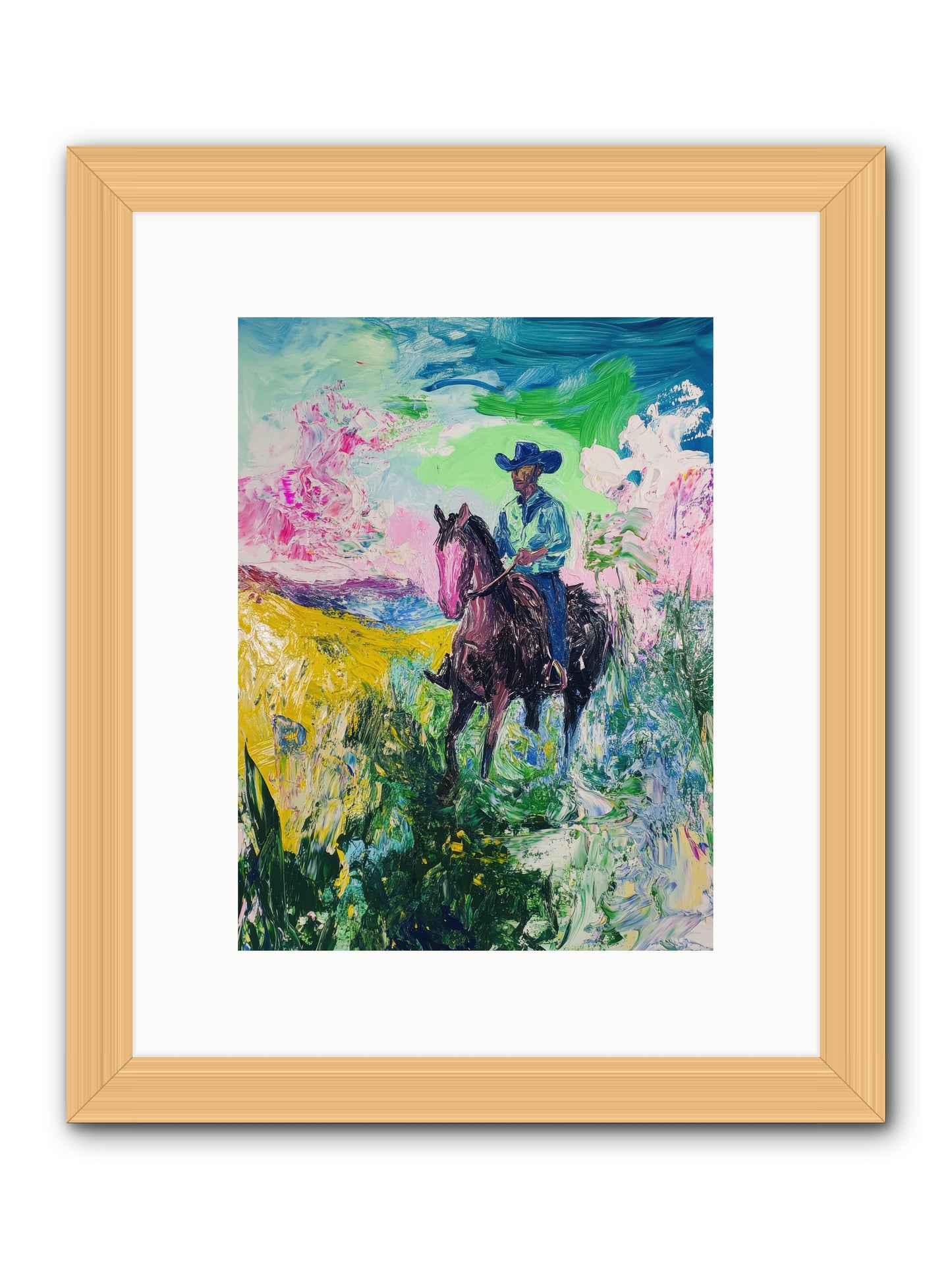 Canteen Memories -- Framed Print - Natural 9x12