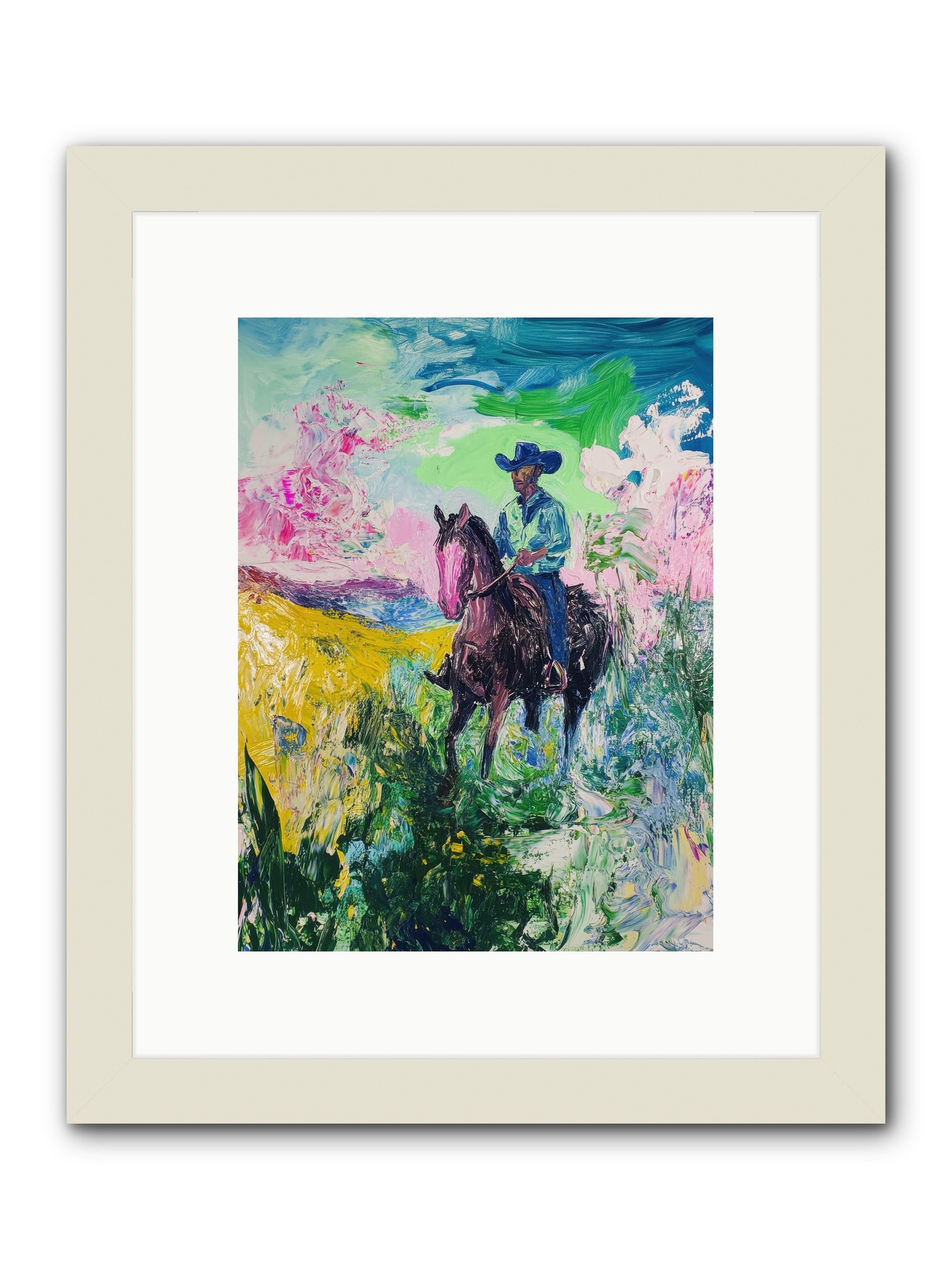 Canteen Memories -- Framed Print - White 9x12