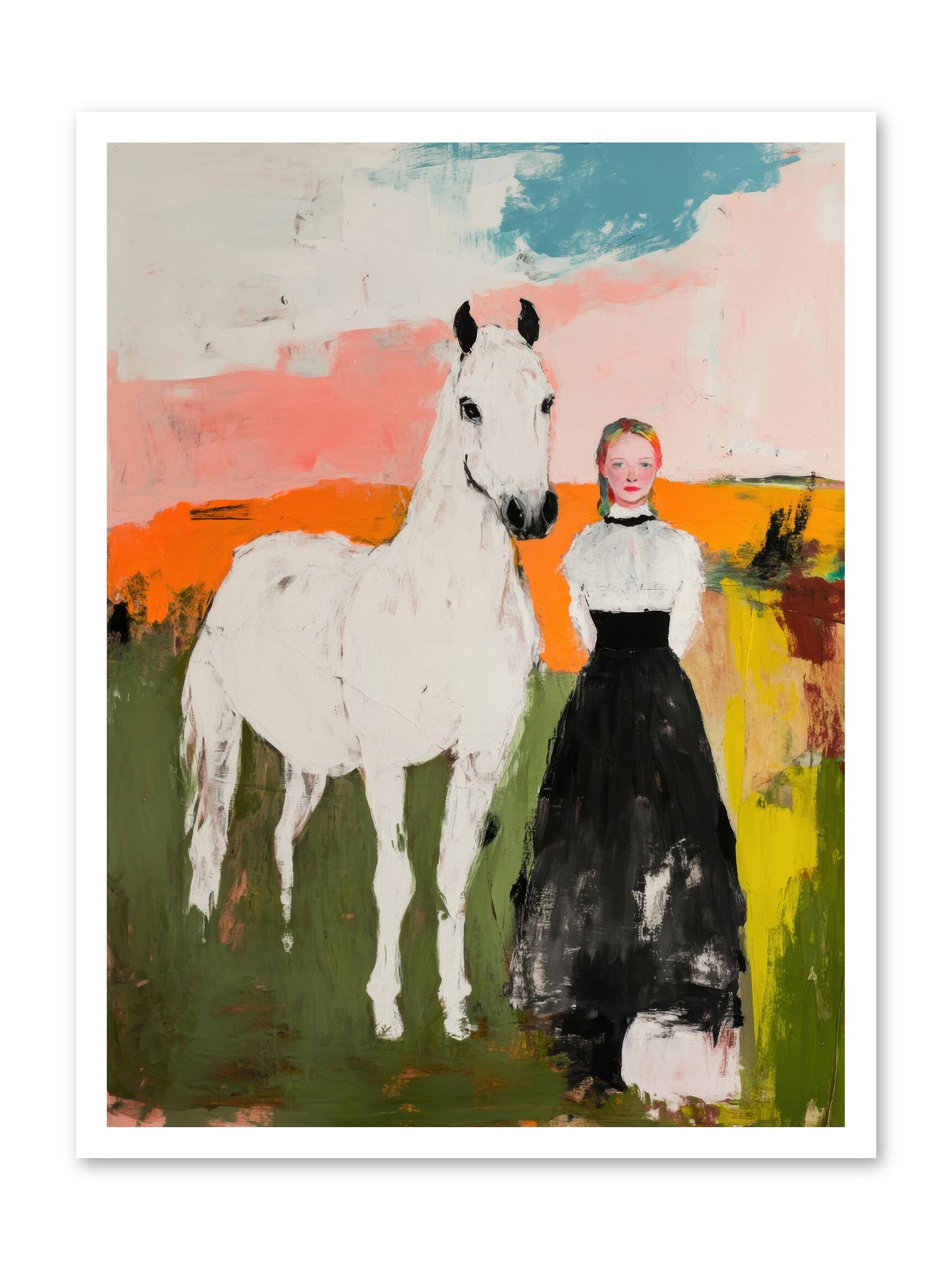 Canter Through Memories -- Paper Print 24x32