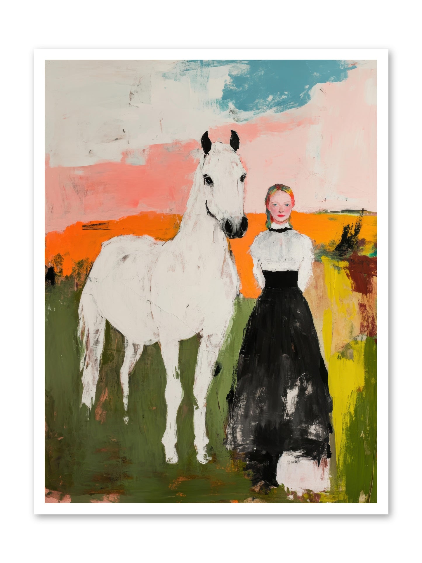 Canter Through Memories -- Paper Print 30x40
