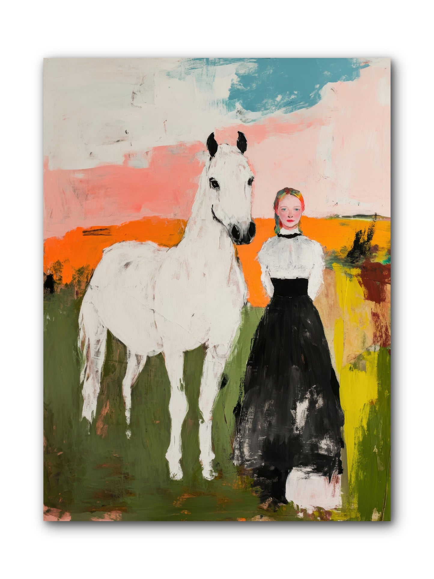 Canter Through Memories -- Wrapped Canvas 9x12