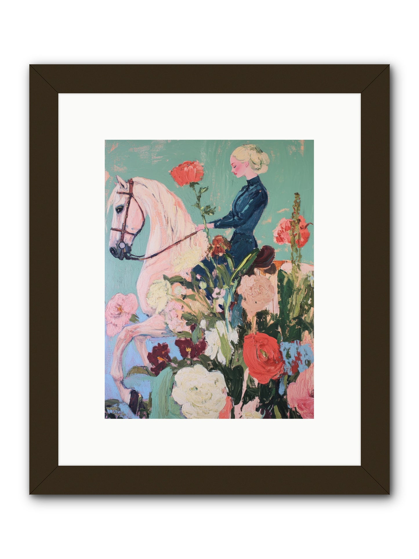 Canyon Memory -- Framed Print - Black 9x12