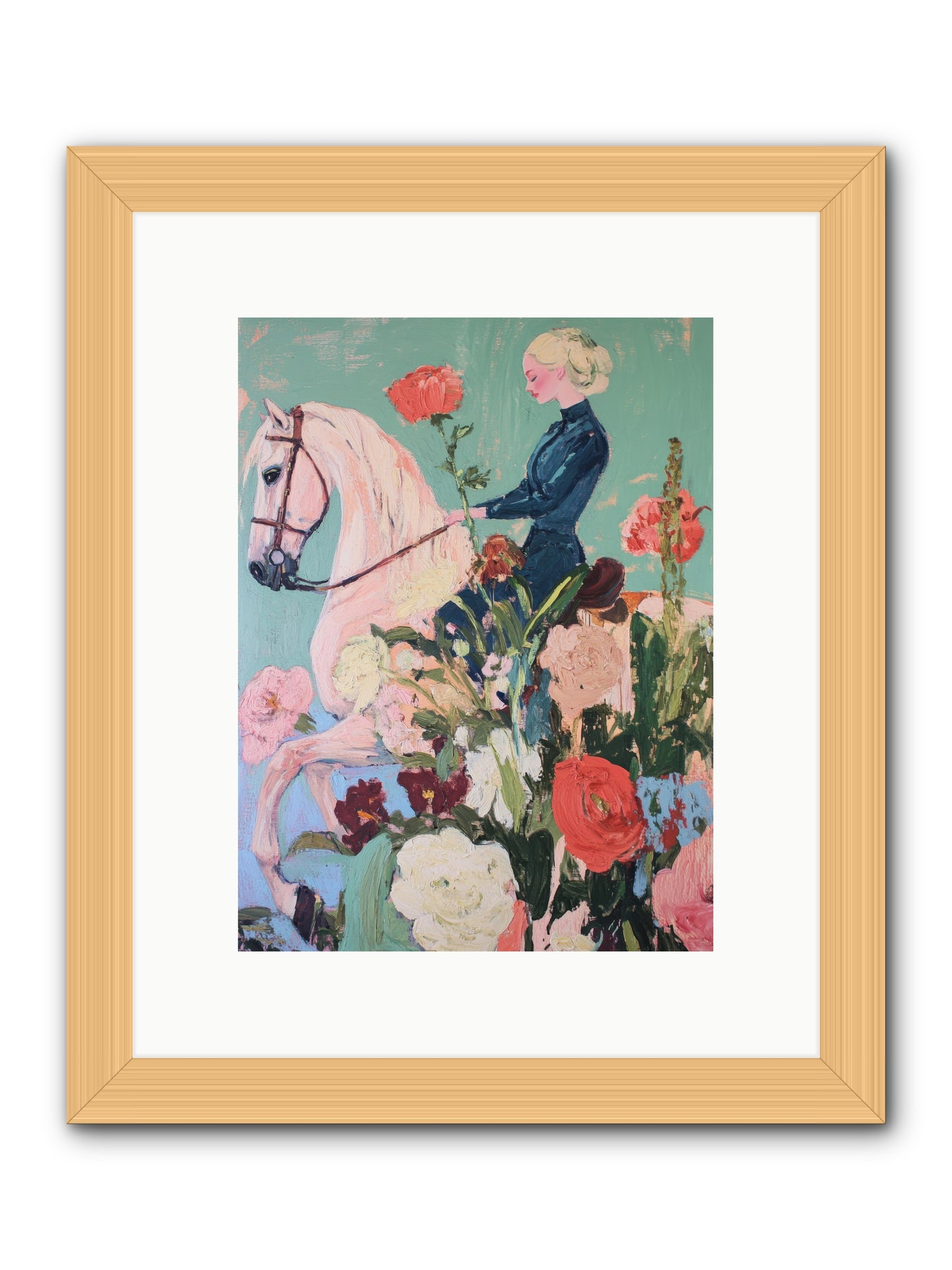Canyon Memory -- Framed Print - Natural 9x12