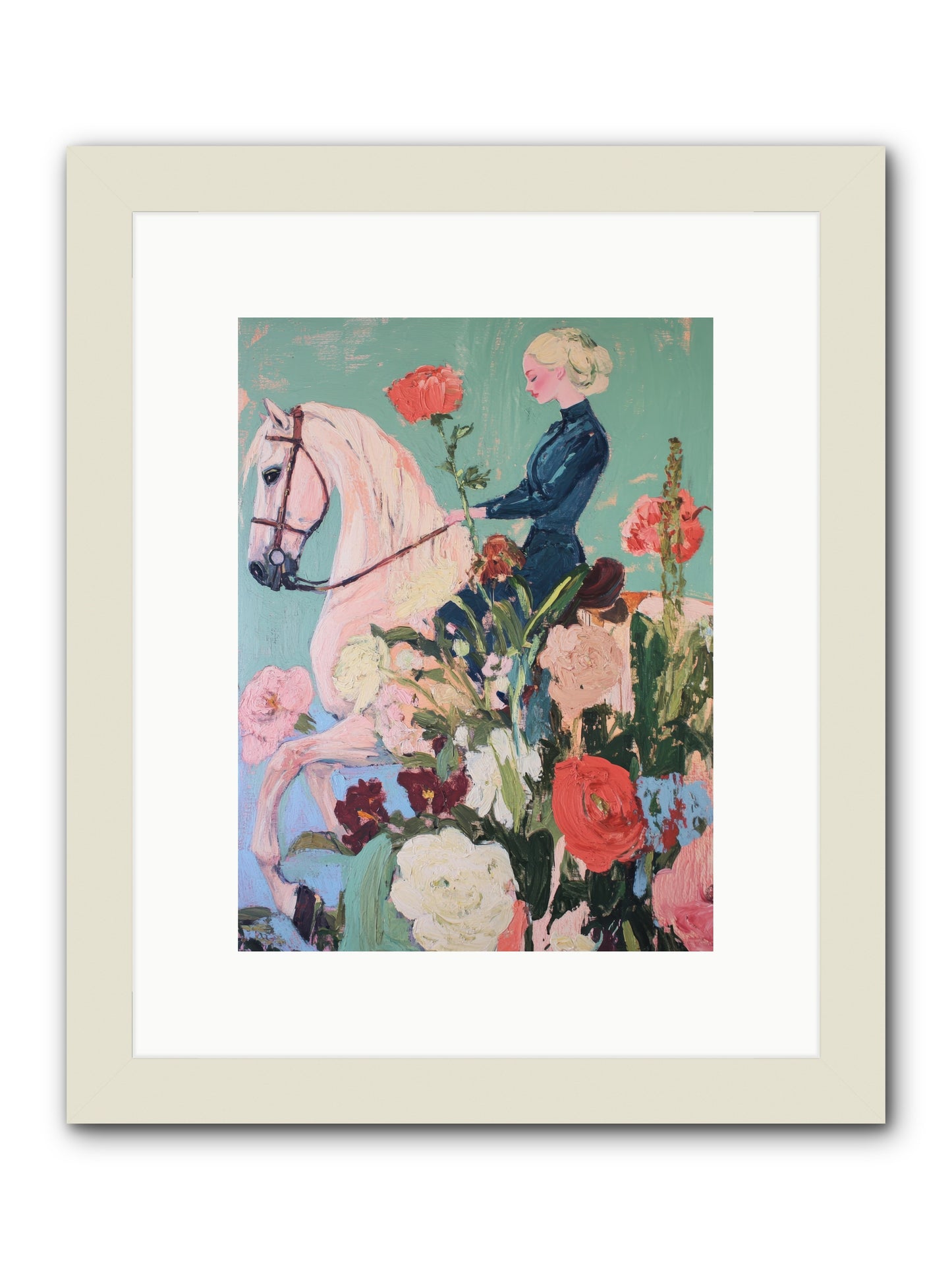 Canyon Memory -- Framed Print - White 9x12