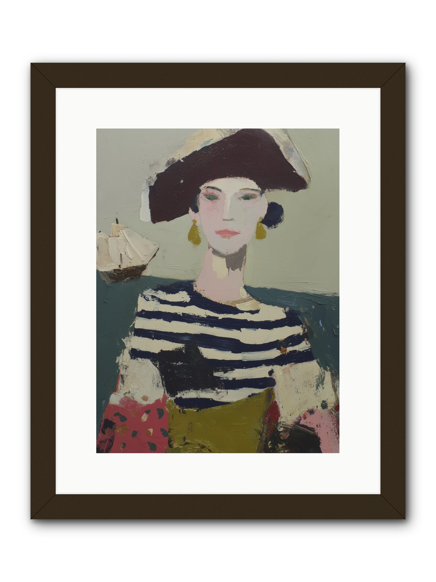 Cape's Wild Child  -- Framed Print - Black 12x16
