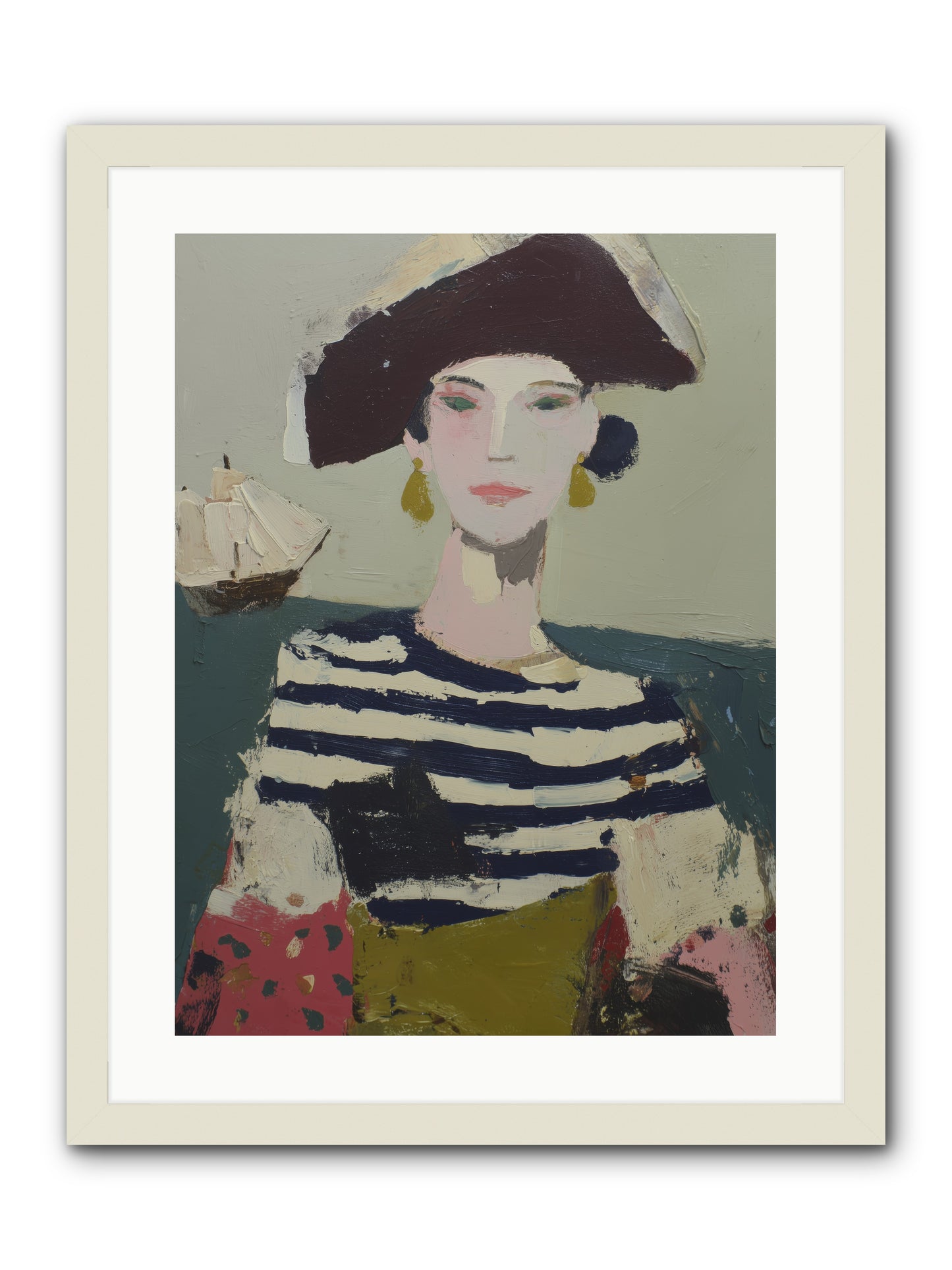 Cape's Wild Child  -- Framed Print - White 18x24