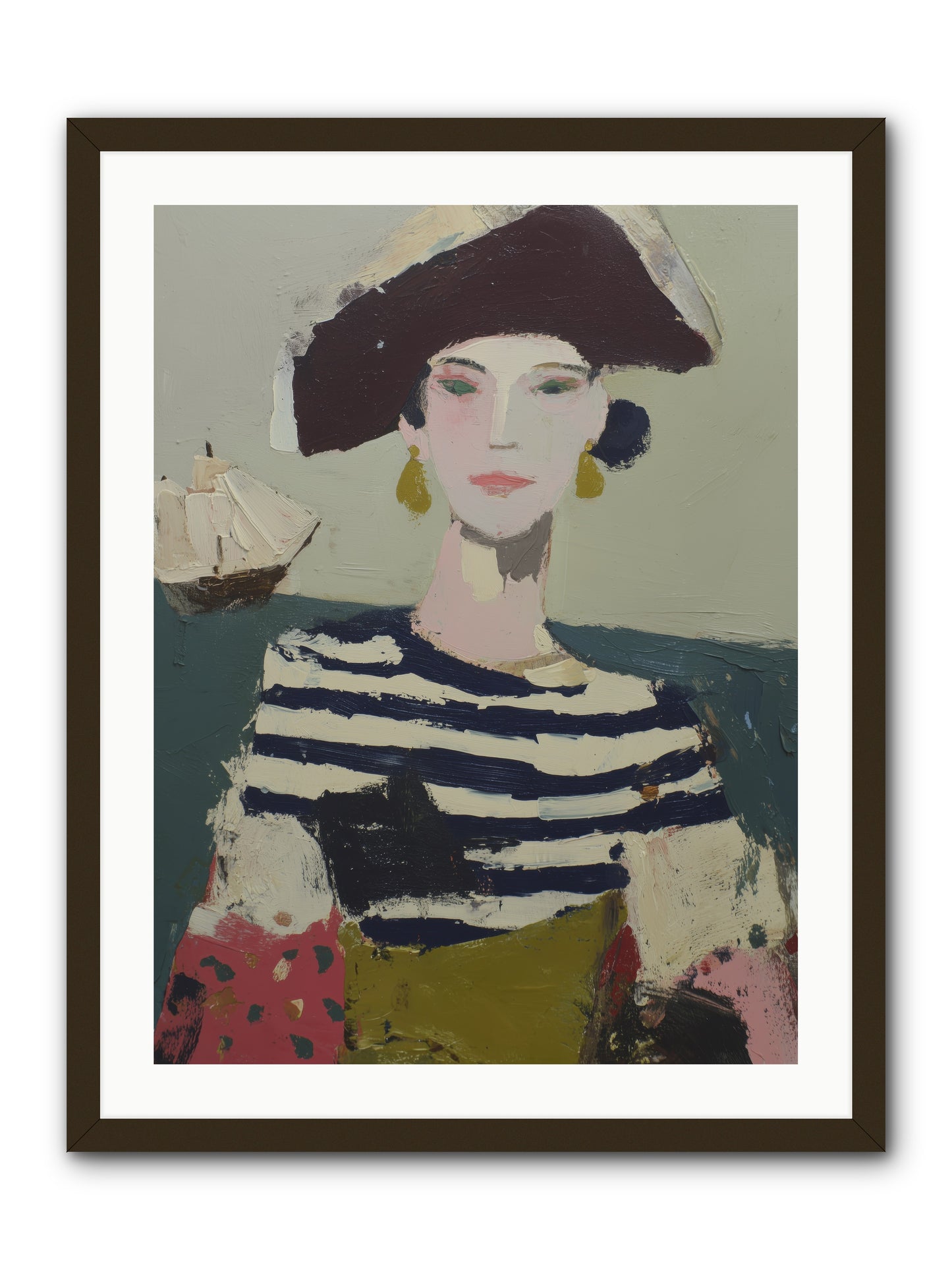 Cape's Wild Child  -- Framed Print - Black 24x32