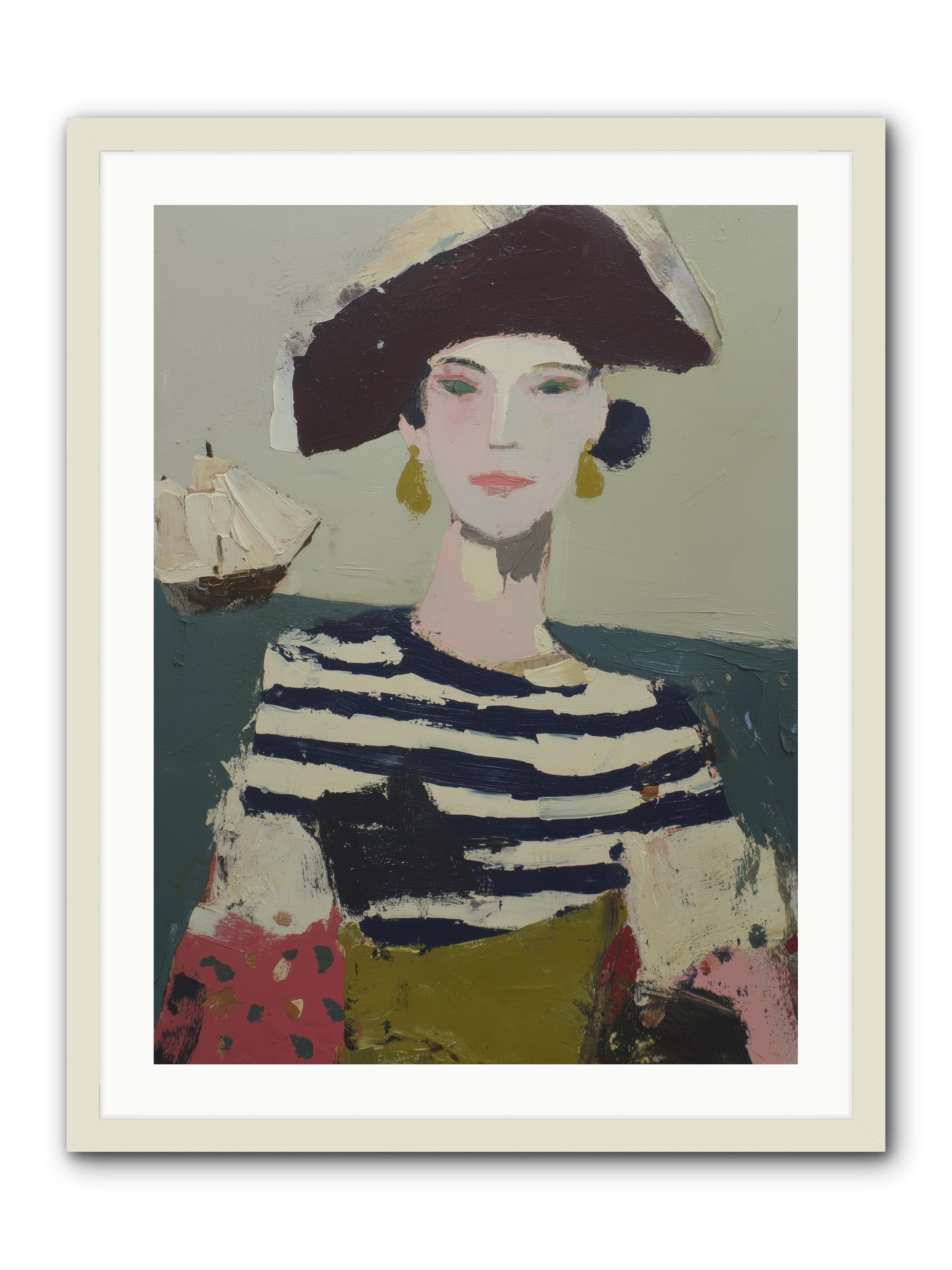 Cape's Wild Child  -- Framed Print - White 24x32