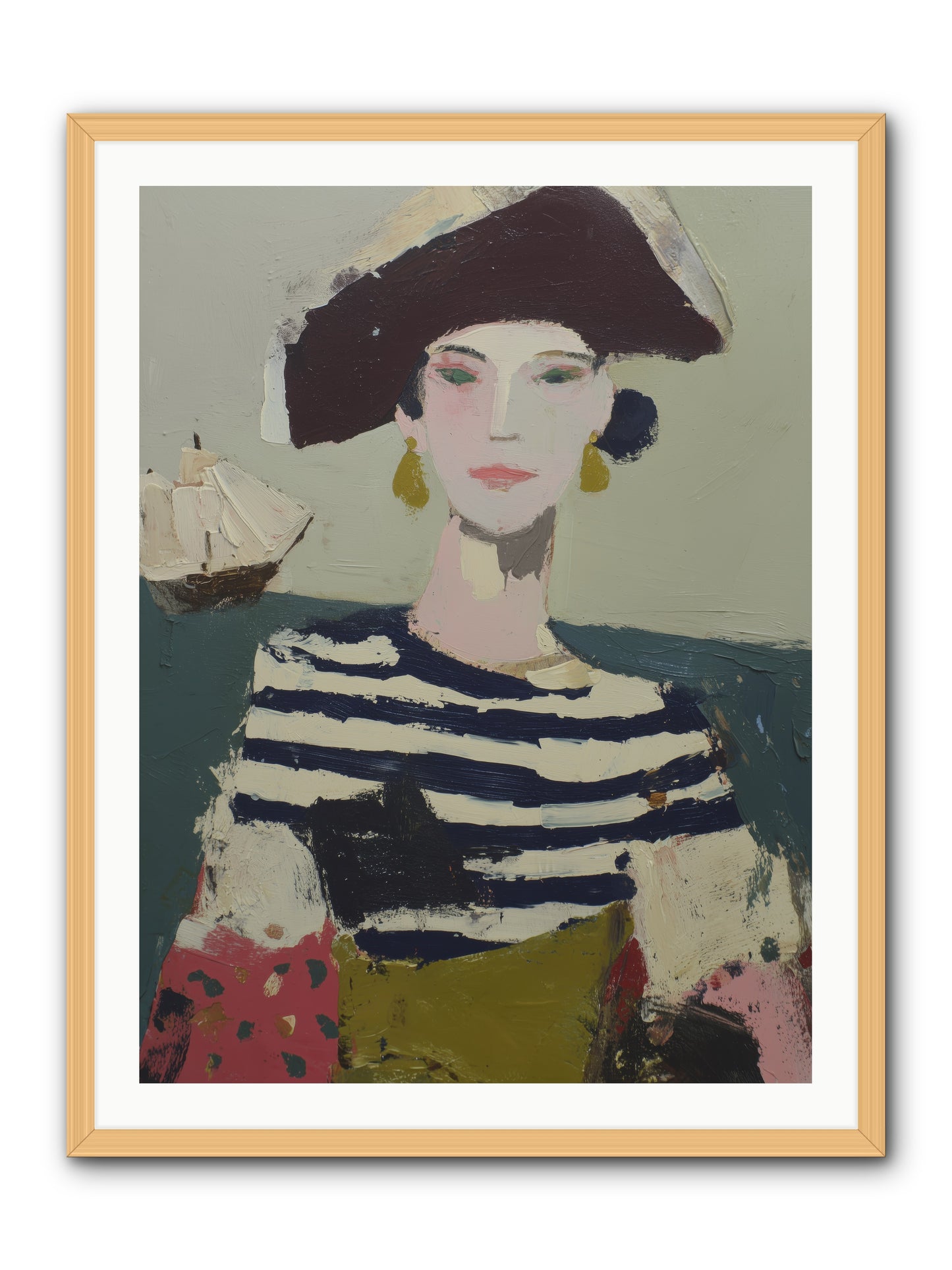 Cape's Wild Child  -- Framed Print - Natural 30x40