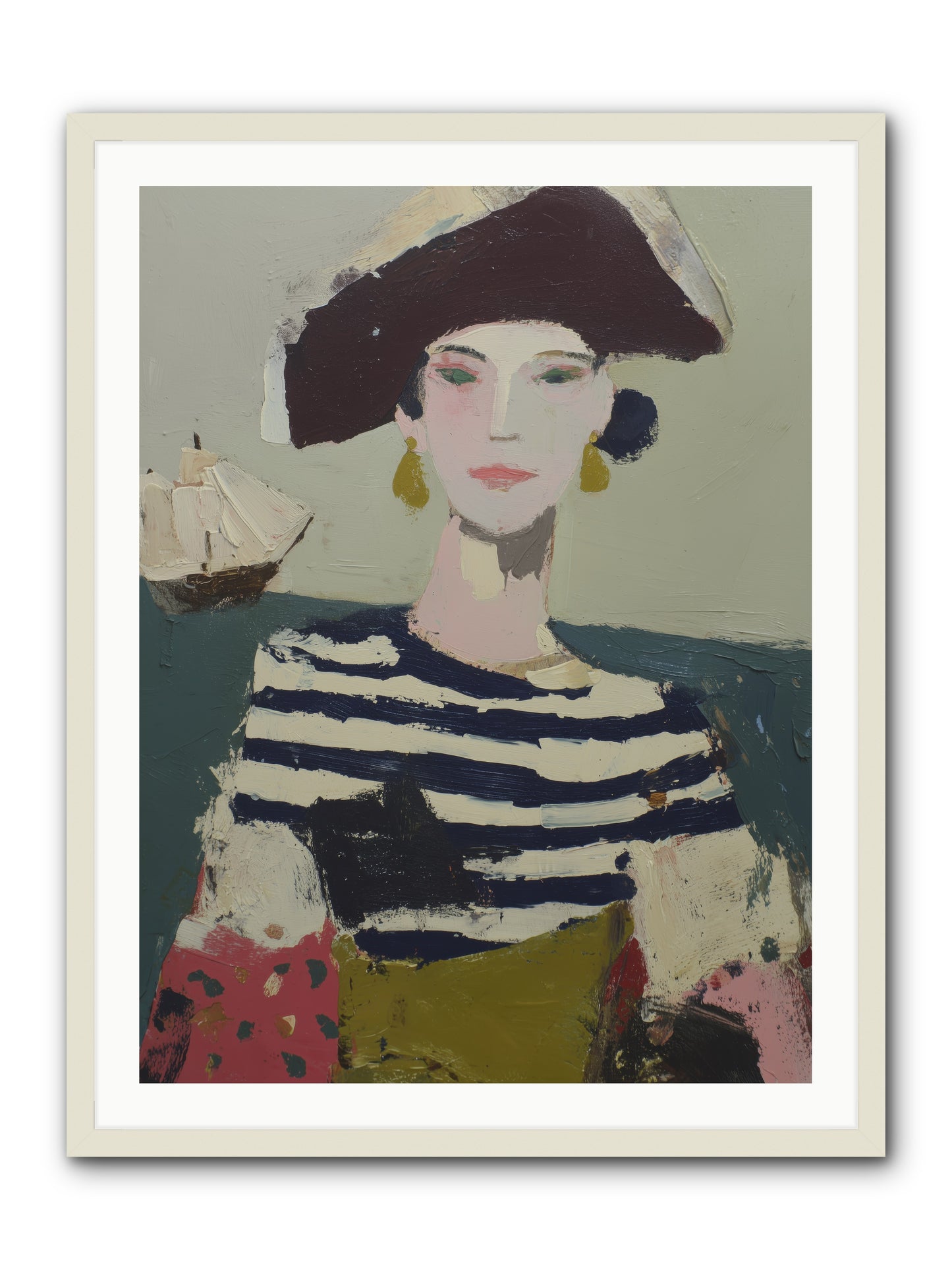 Cape's Wild Child  -- Framed Print - White 30x40