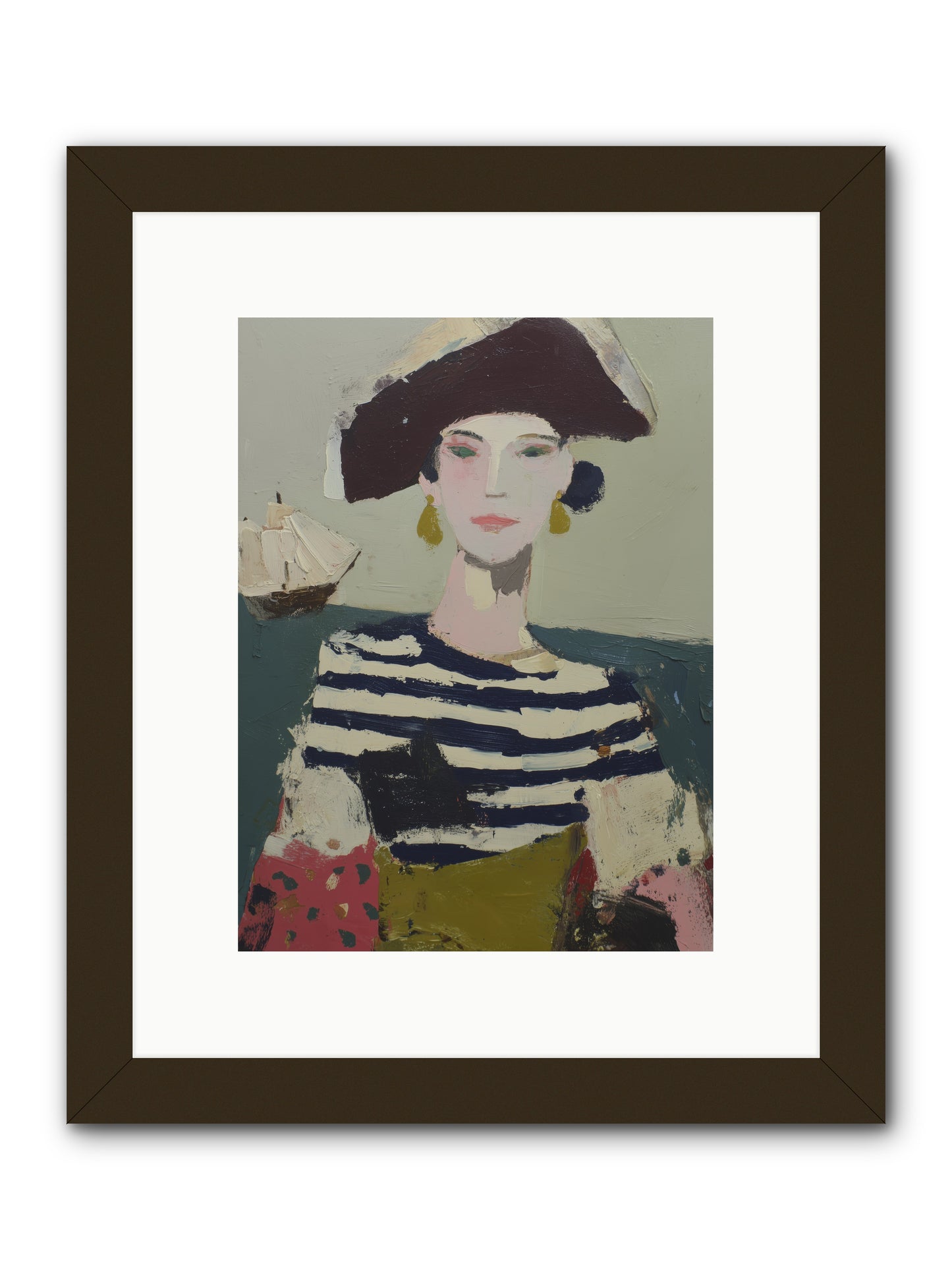 Cape's Wild Child  -- Framed Print - Black 9x12