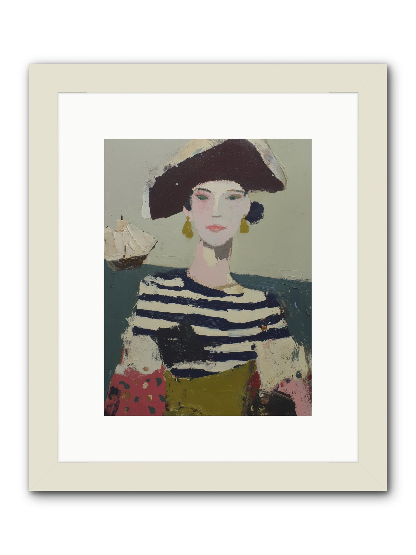 Cape's Wild Child  -- Framed Print - White 9x12