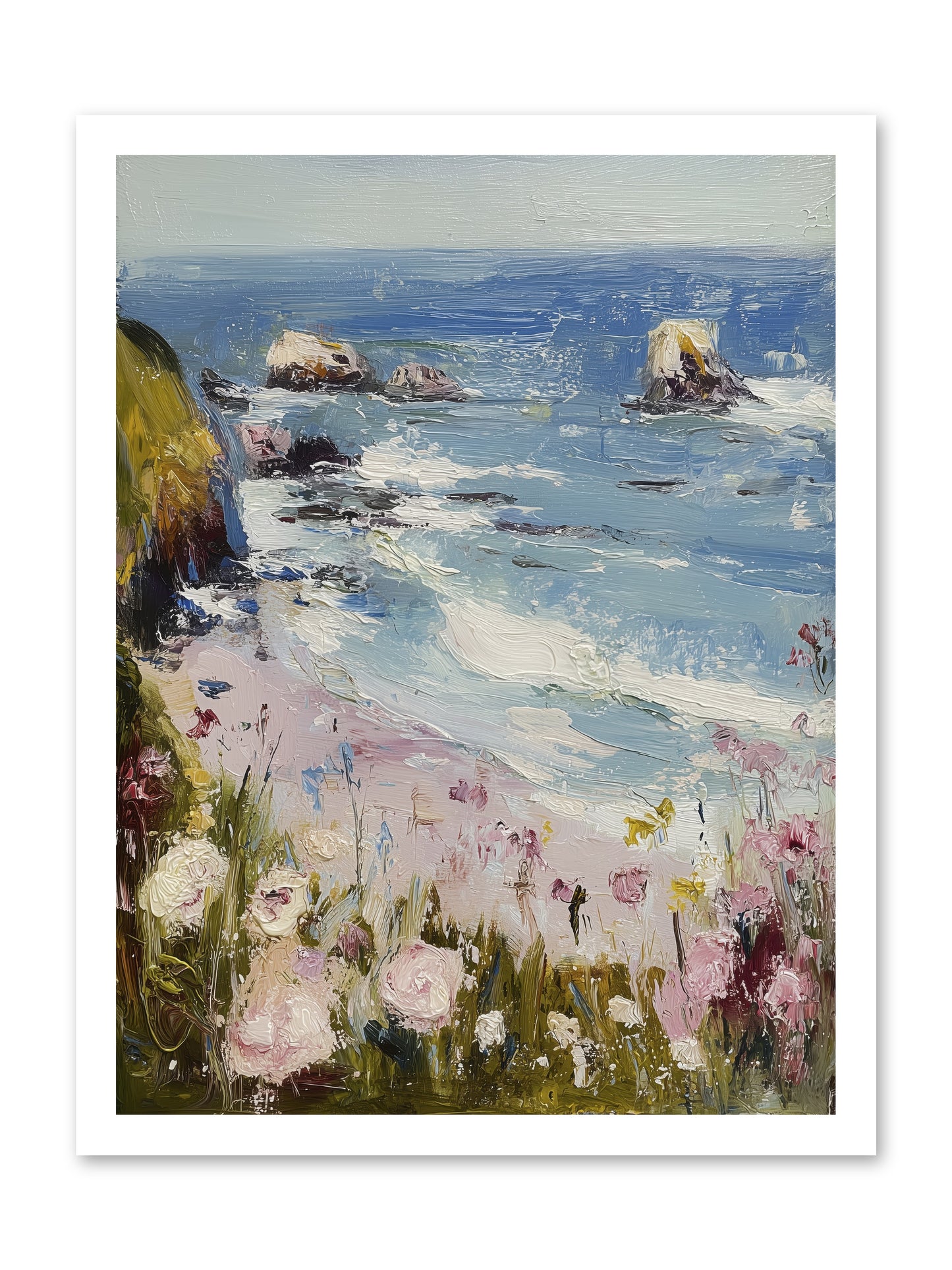 Capri Coves -- Loose Canvas Print 18x24