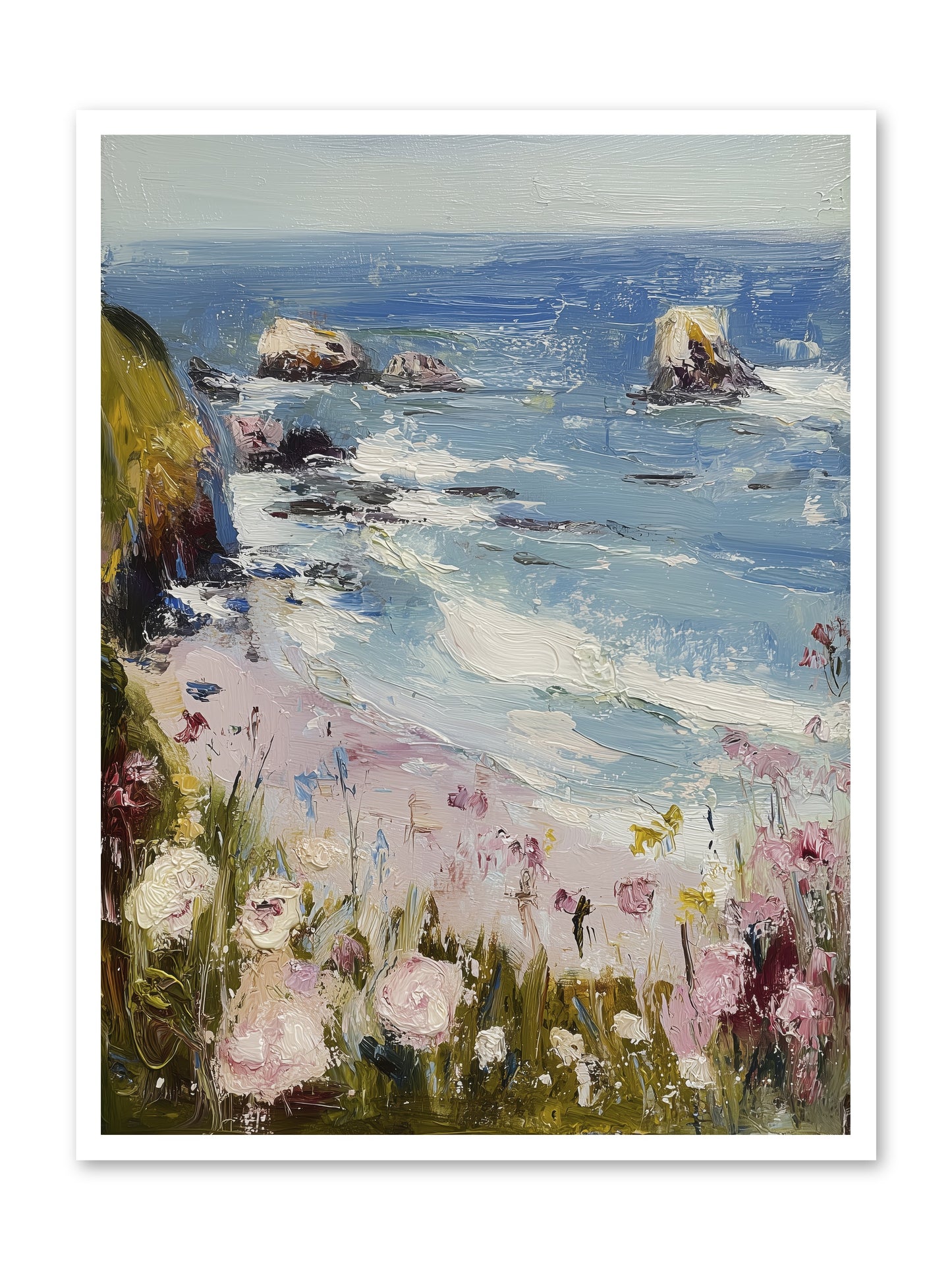Capri Coves -- Loose Canvas Print 30x40