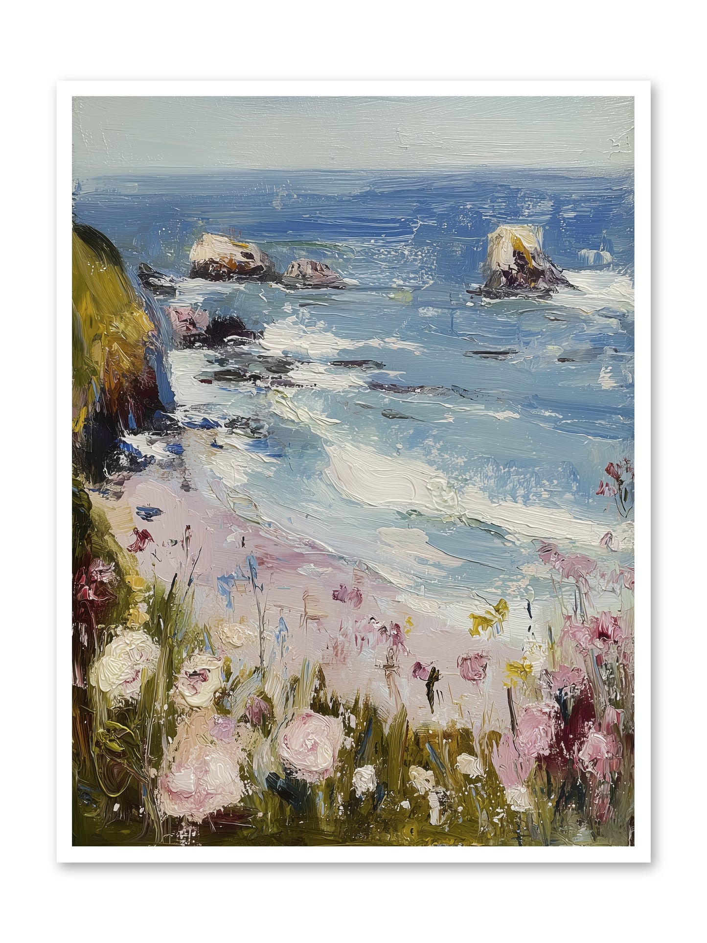 Capri Coves -- Loose Canvas Print 36x48
