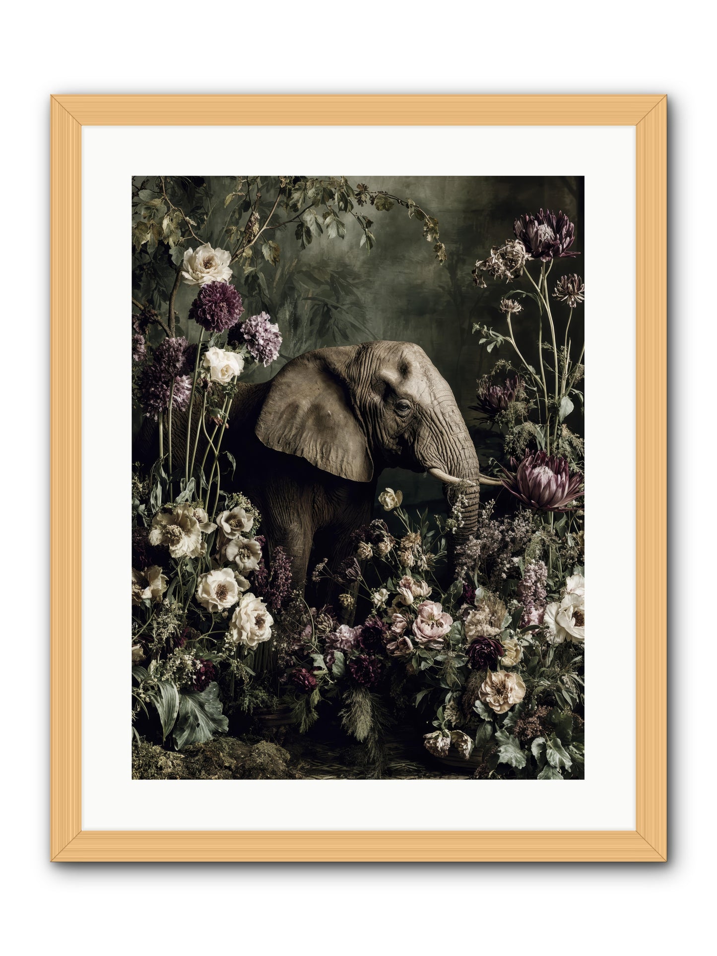 Caprice -- Framed Print - Natural 18x24