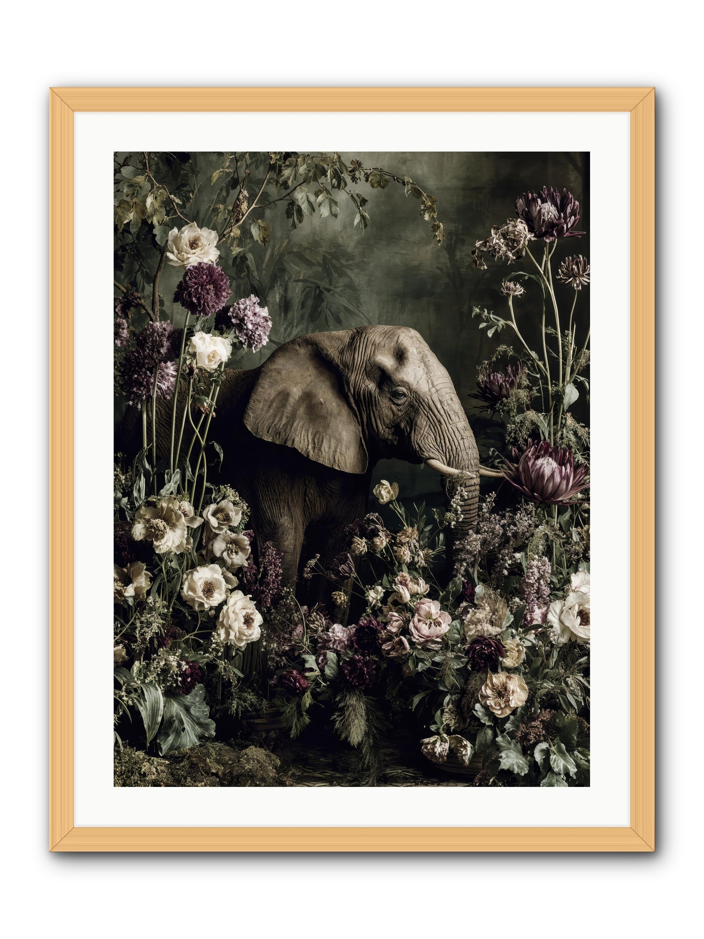 Caprice -- Framed Print - Natural 24x32