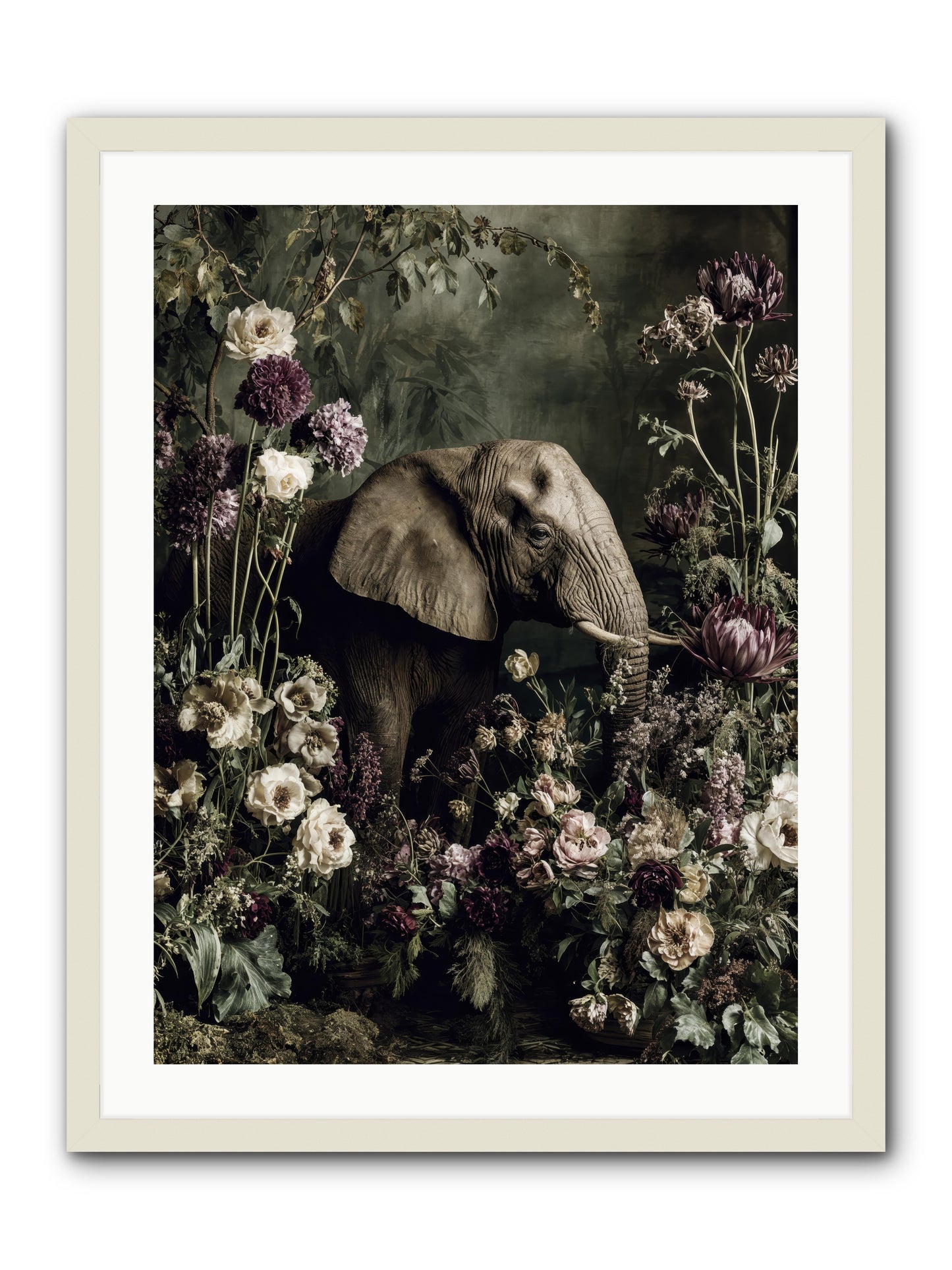 Caprice -- Framed Print - White 24x32