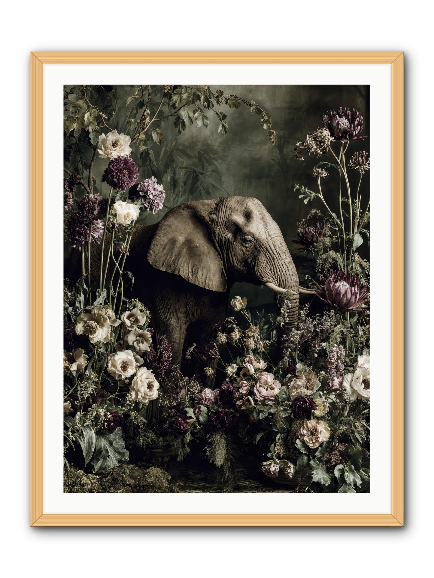 Caprice -- Framed Print - Natural 30x40
