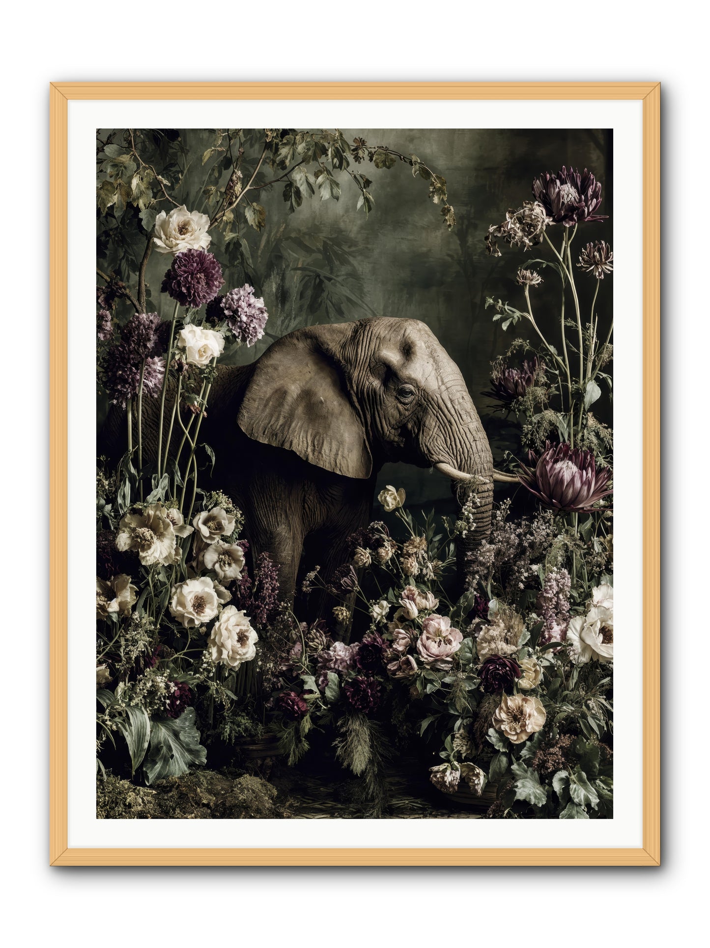 Caprice -- Framed Print - Natural 36x48