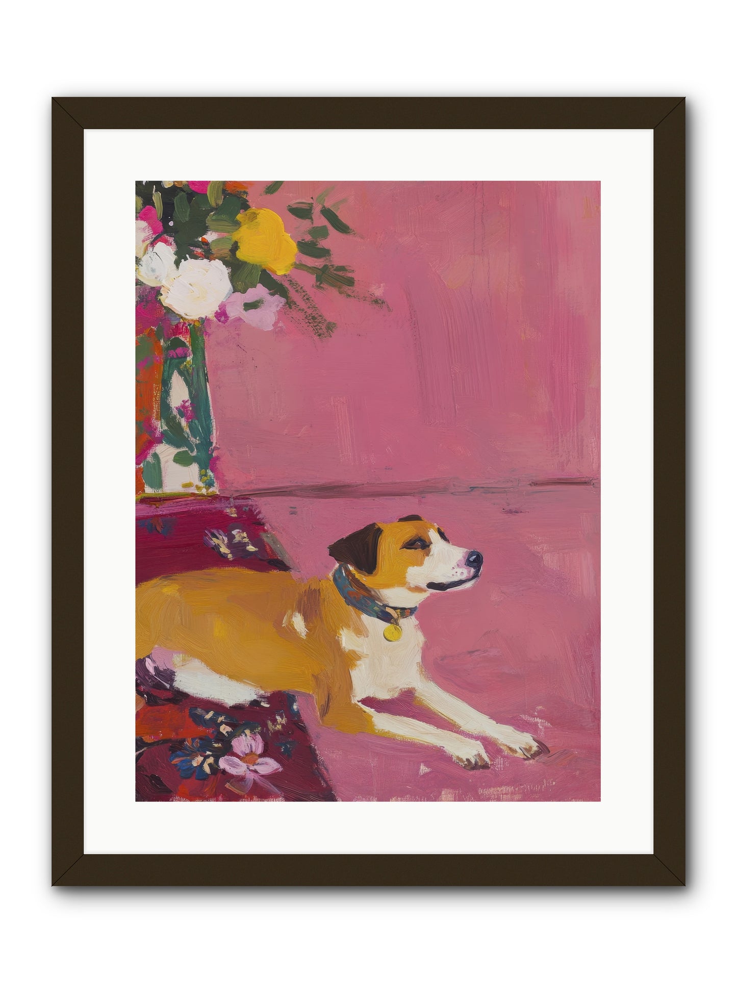 Captain Marshmallow -- Framed Print - Black 18x24