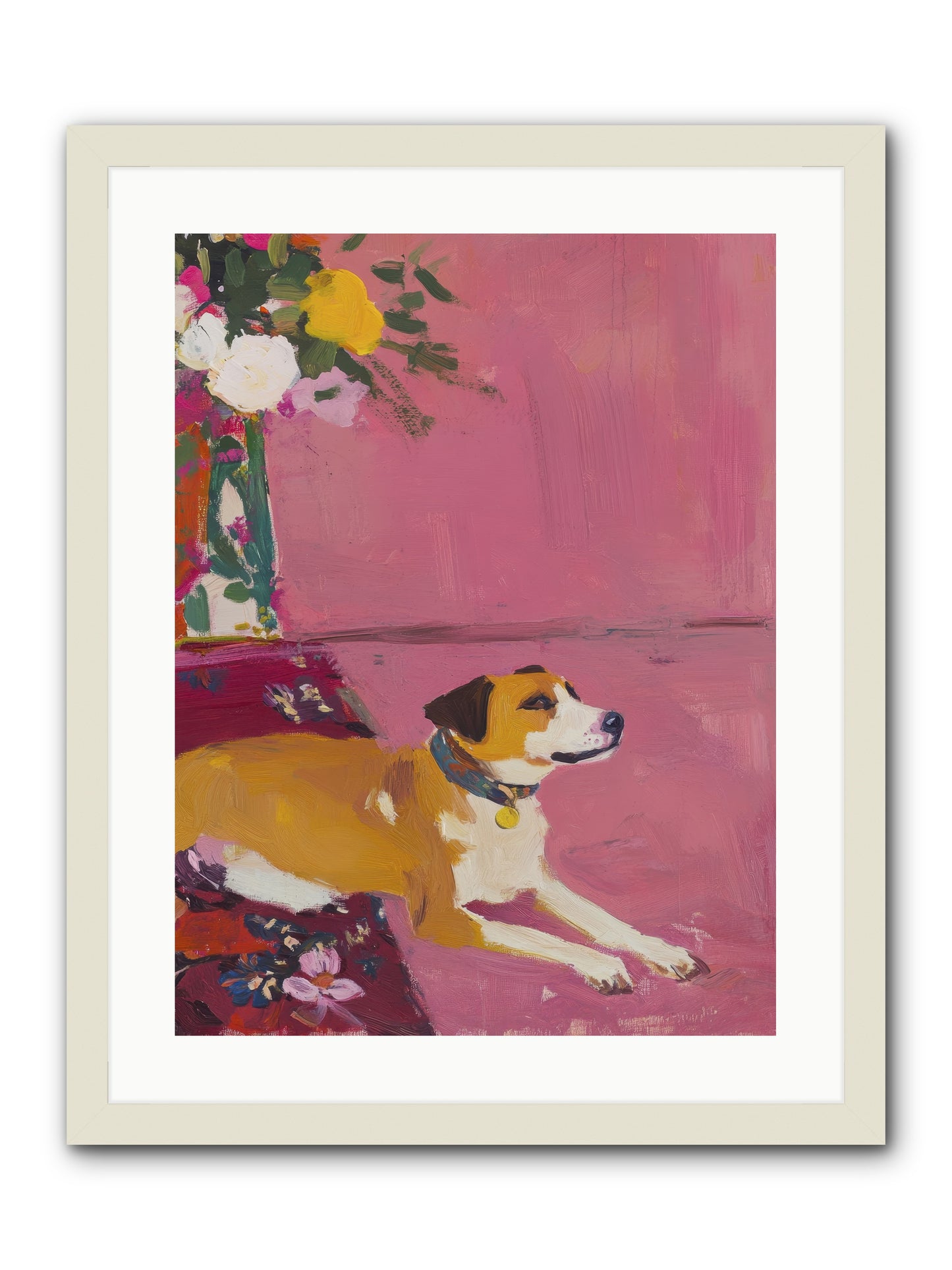 Captain Marshmallow -- Framed Print - White 18x24
